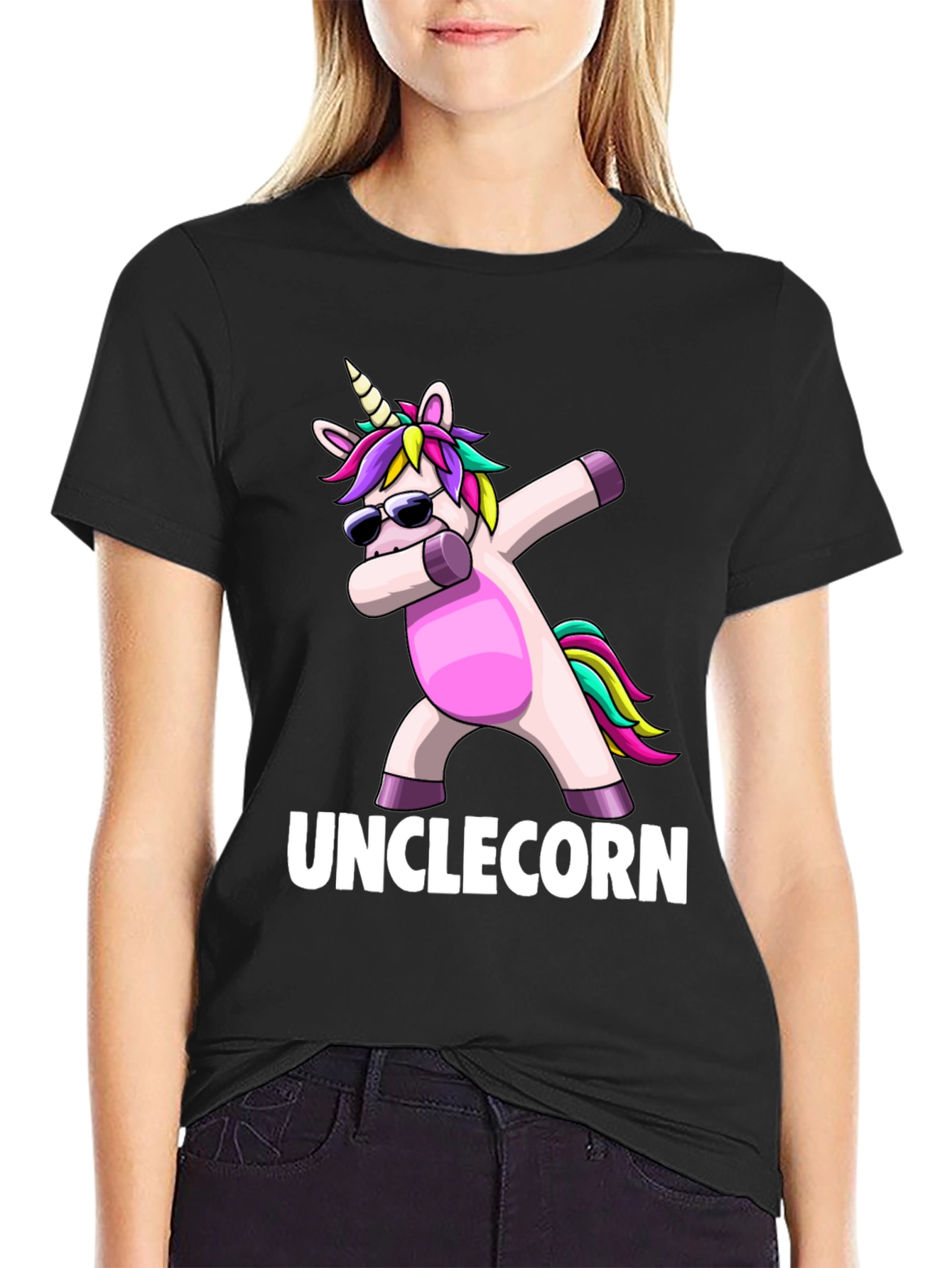 Unicorn Dabbing Unclecorn T-Shirt