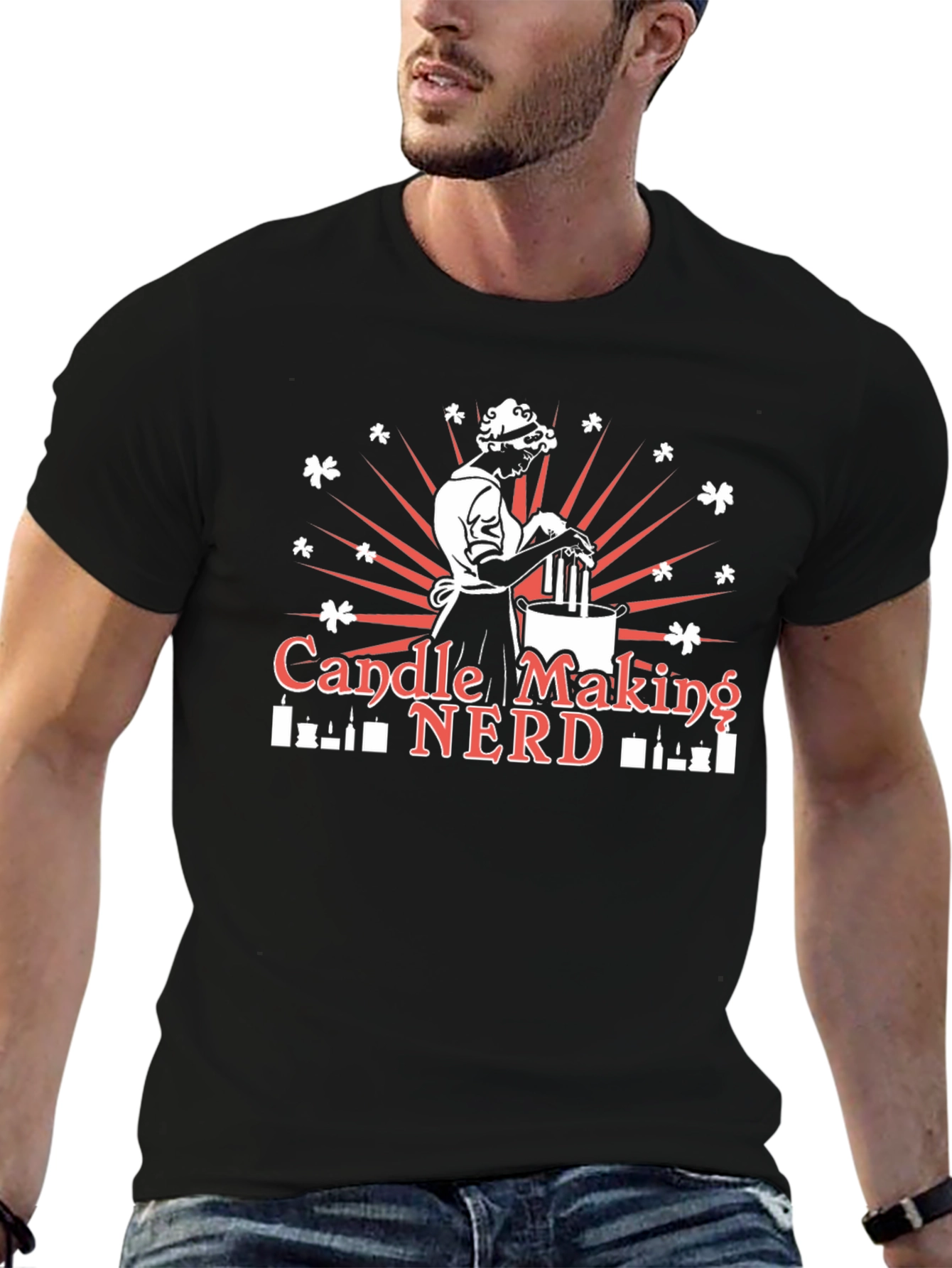 Candle Making Nerd Graphic T-Shirt