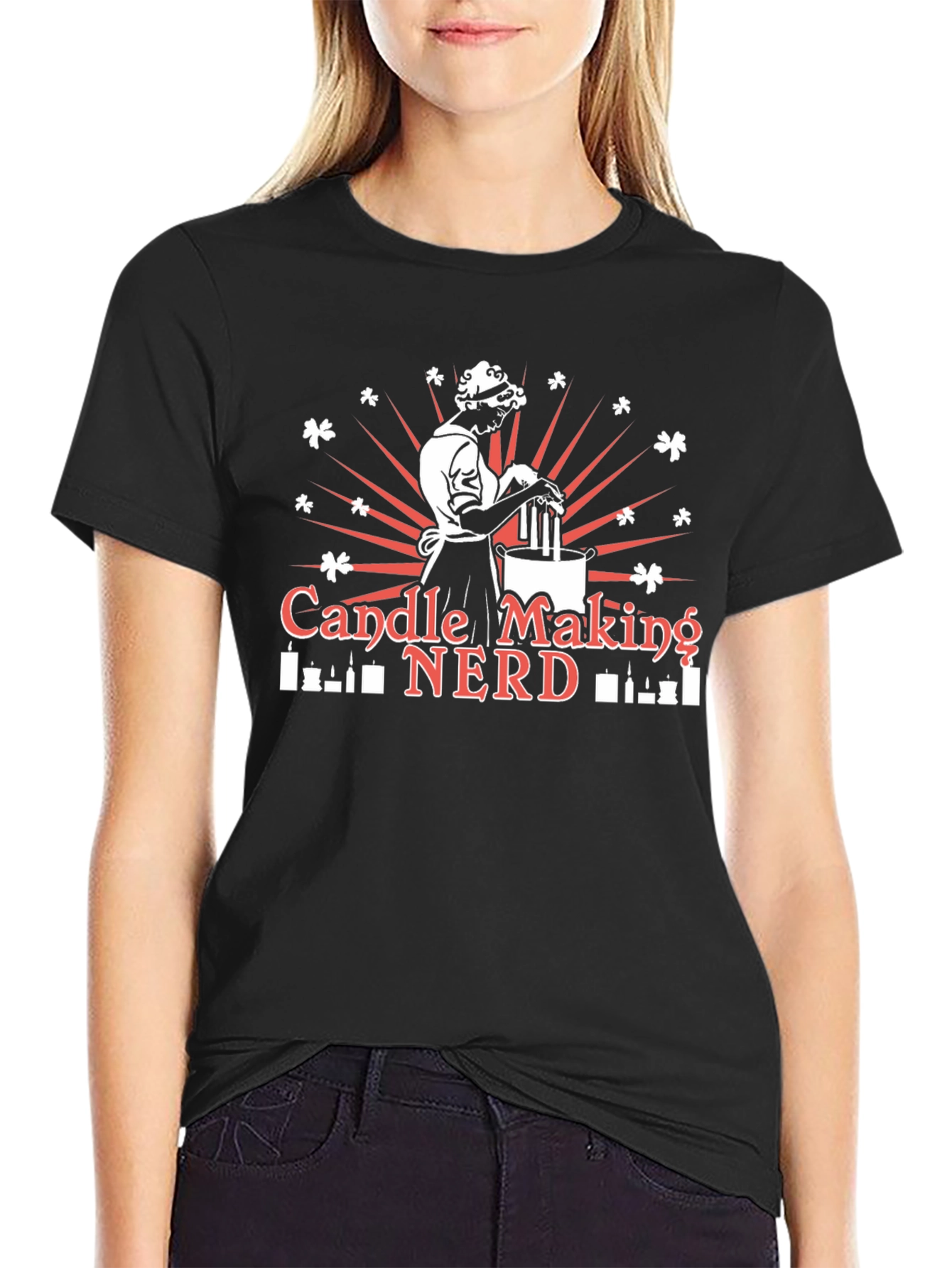 Candle Making Nerd Graphic T-Shirt