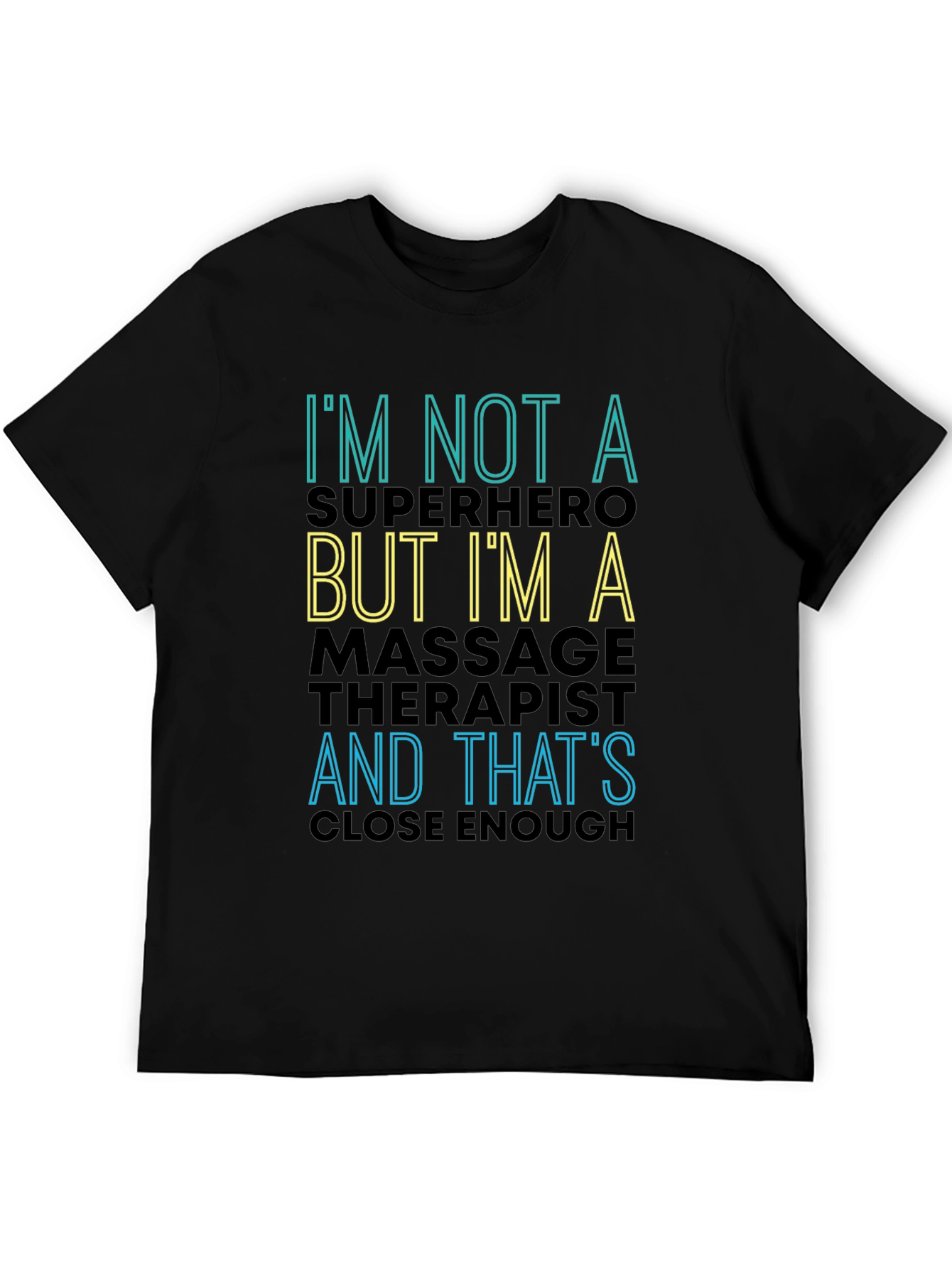 Massage Therapist Superhero Funny T-Shirt