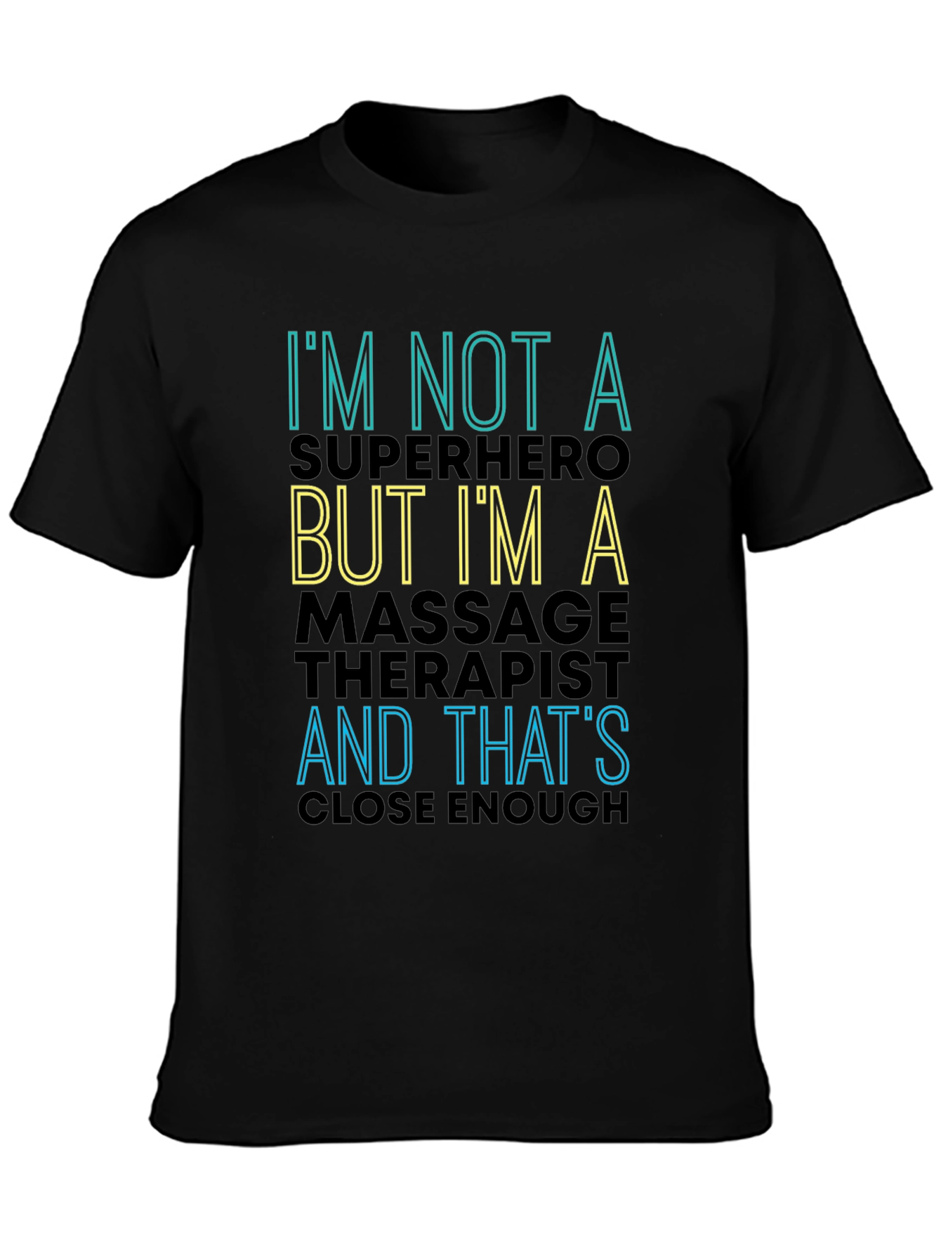 Massage Therapist Superhero Funny T-Shirt