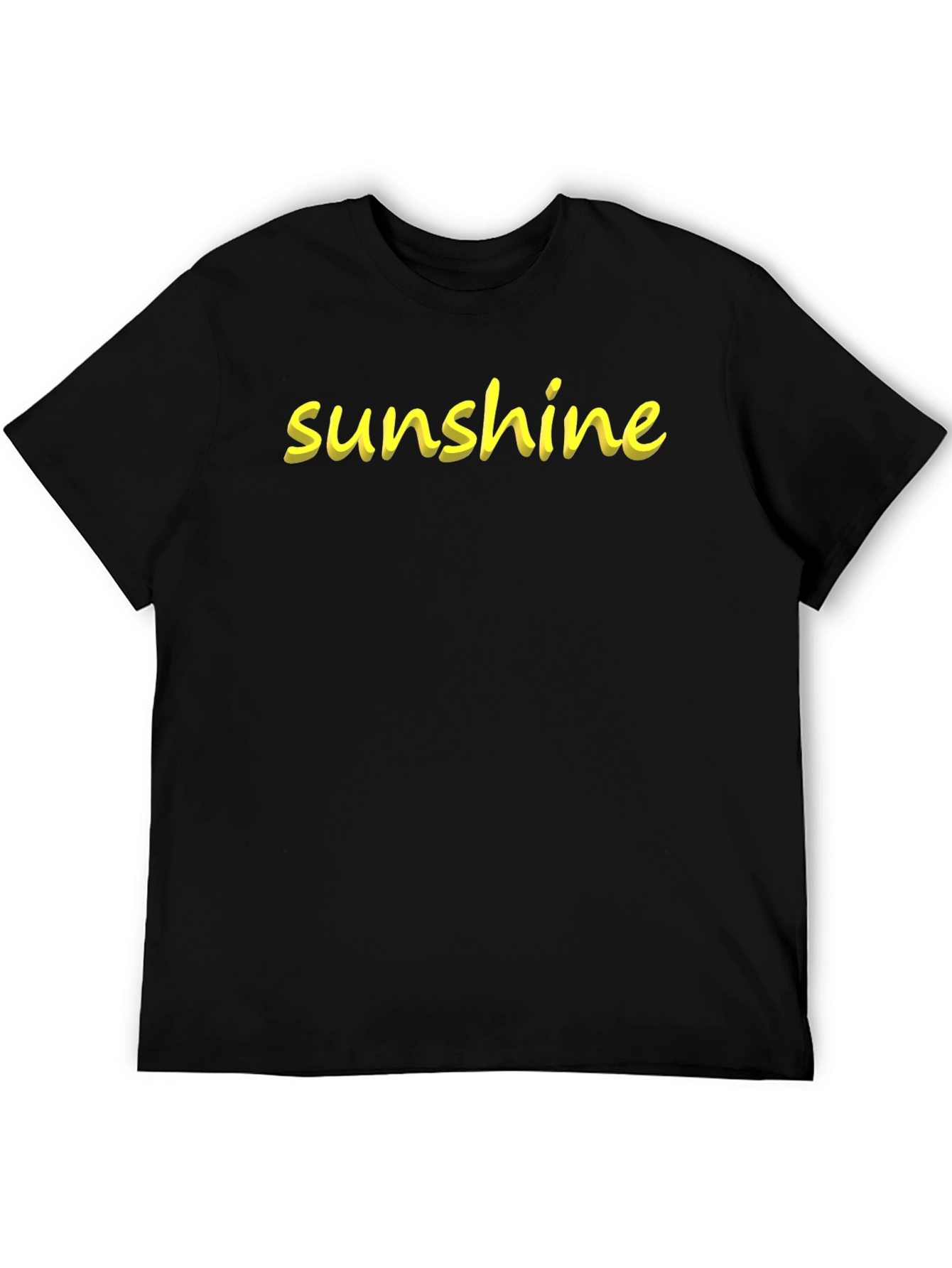 Sunshine Graphic Black T-Shirt
