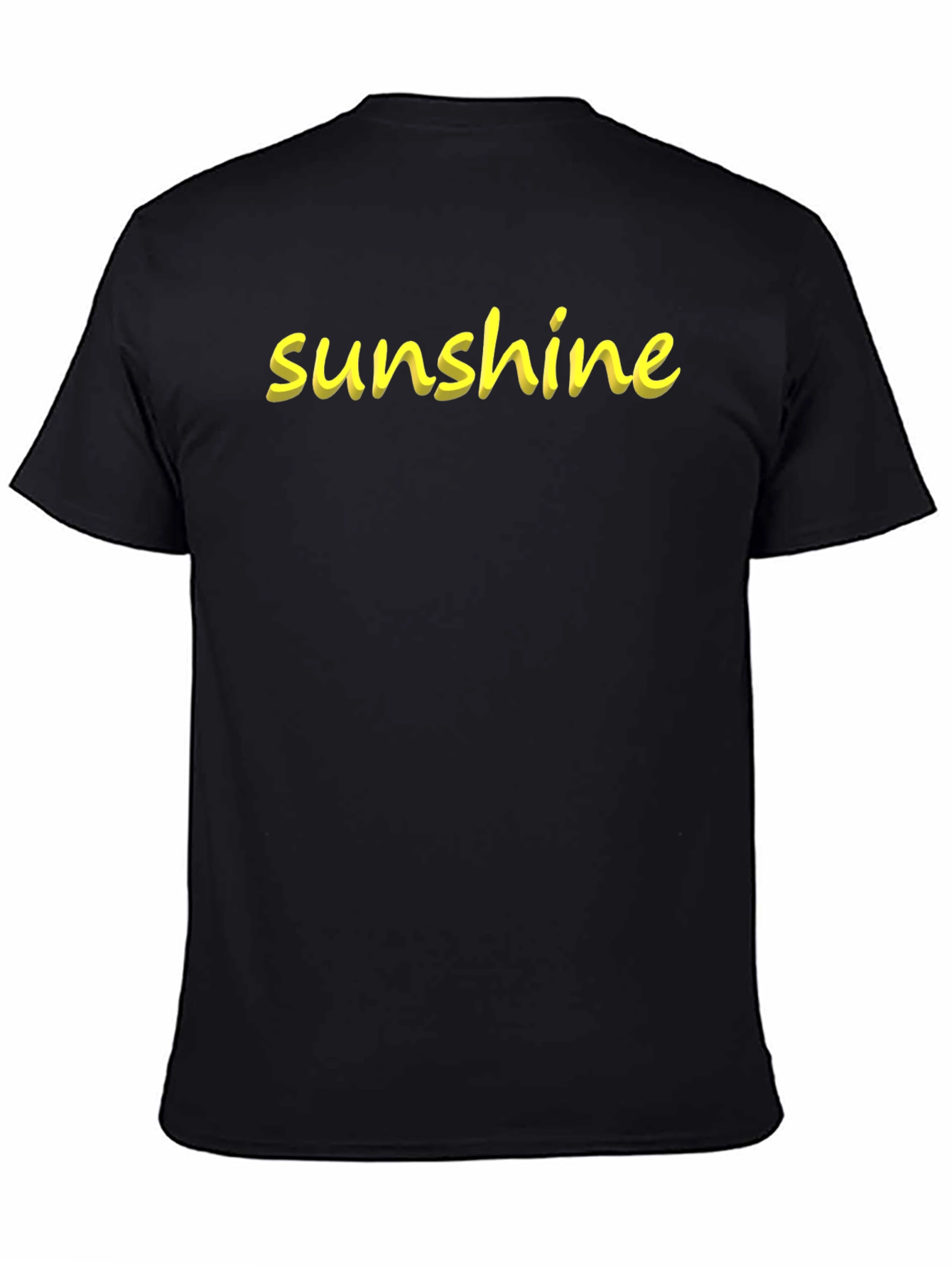 Sunshine Graphic Black T-Shirt