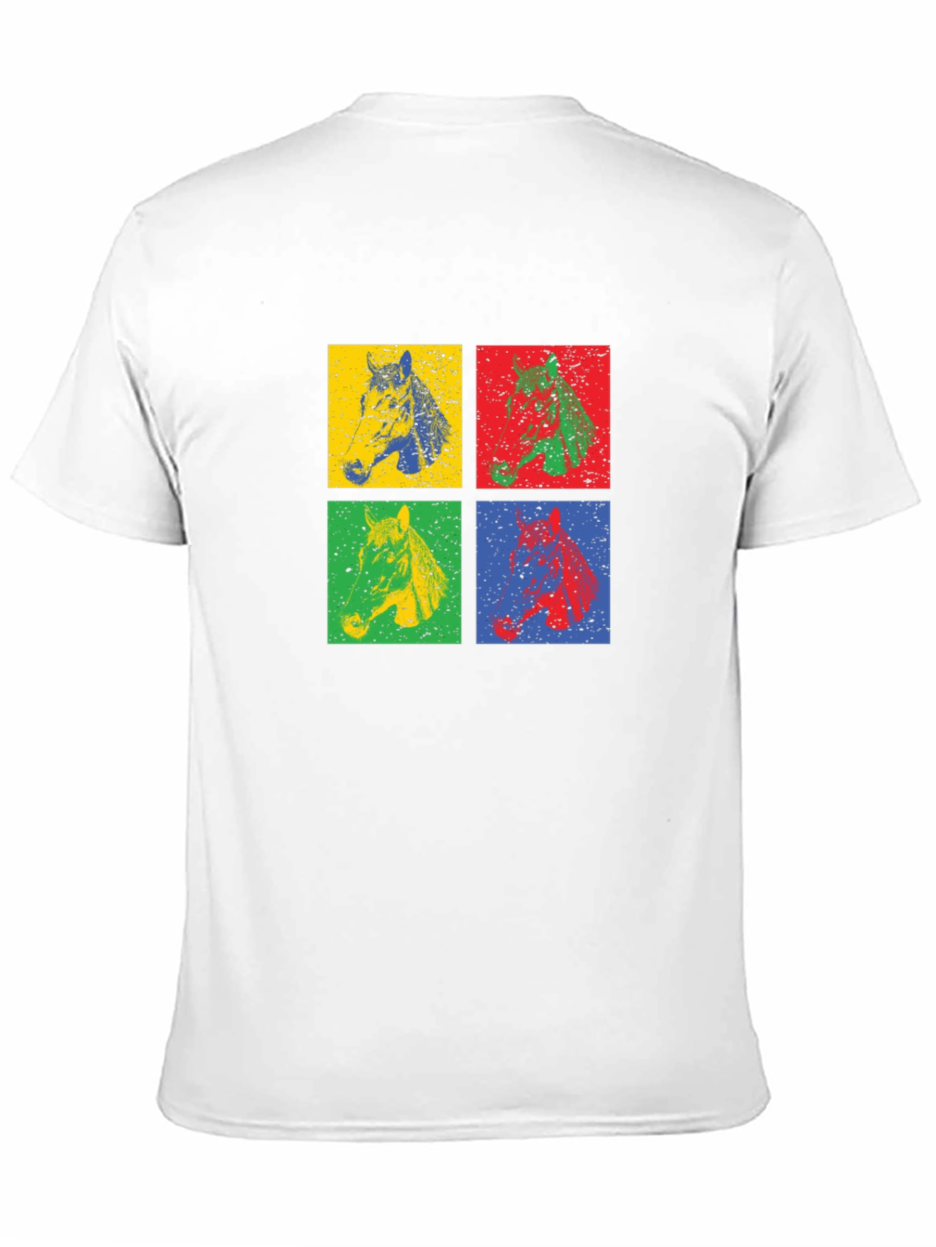 Retro Horse Graphic Tee - Black