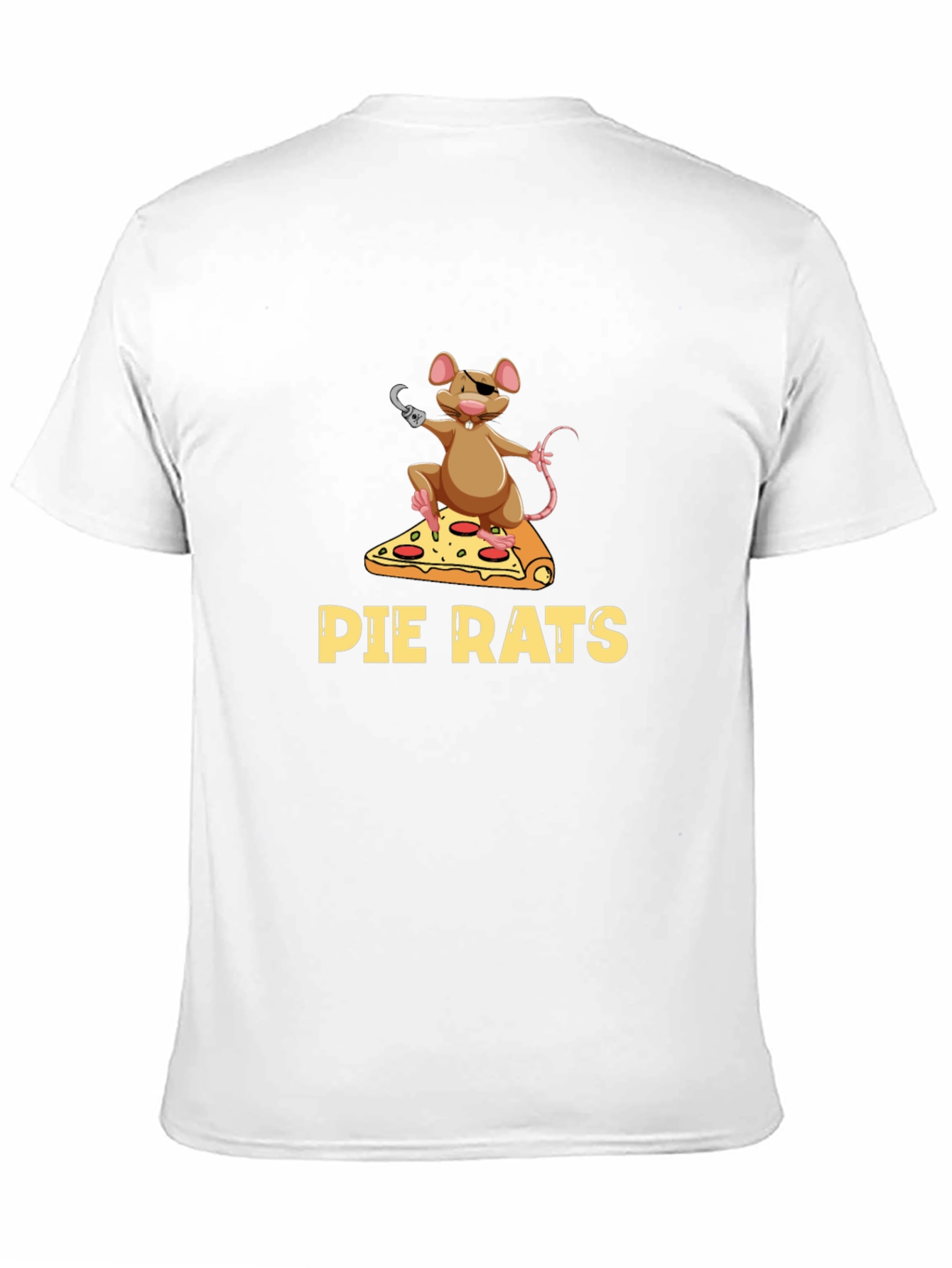 Pie Rats Graphic T-Shirt - Funny Pizza Rat Tee