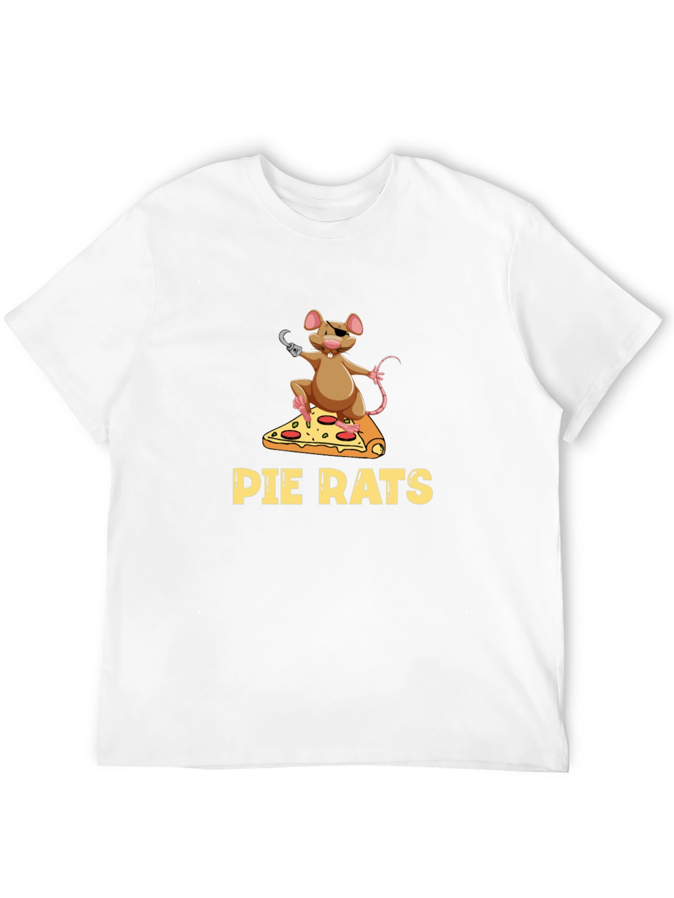 Pie Rats Graphic T-Shirt - Funny Pizza Rat Tee