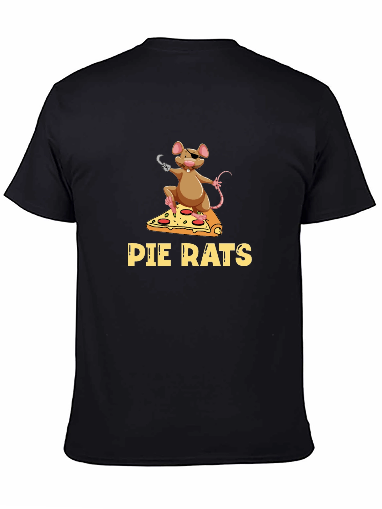 Pie Rats Graphic T-Shirt - Funny Pizza Rat Tee