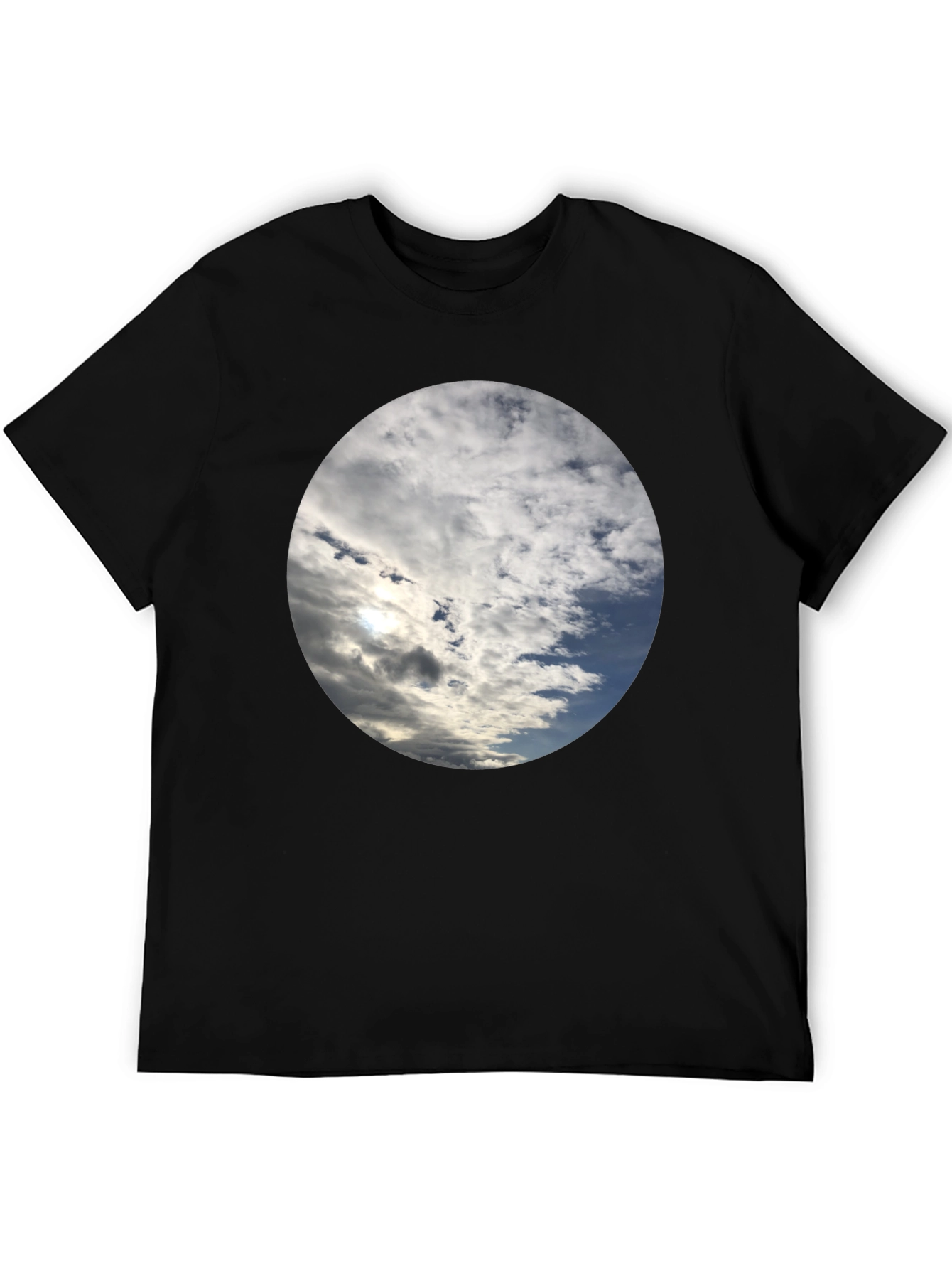 Sky Cloudscape T-Shirt - Stylish Weather Design
