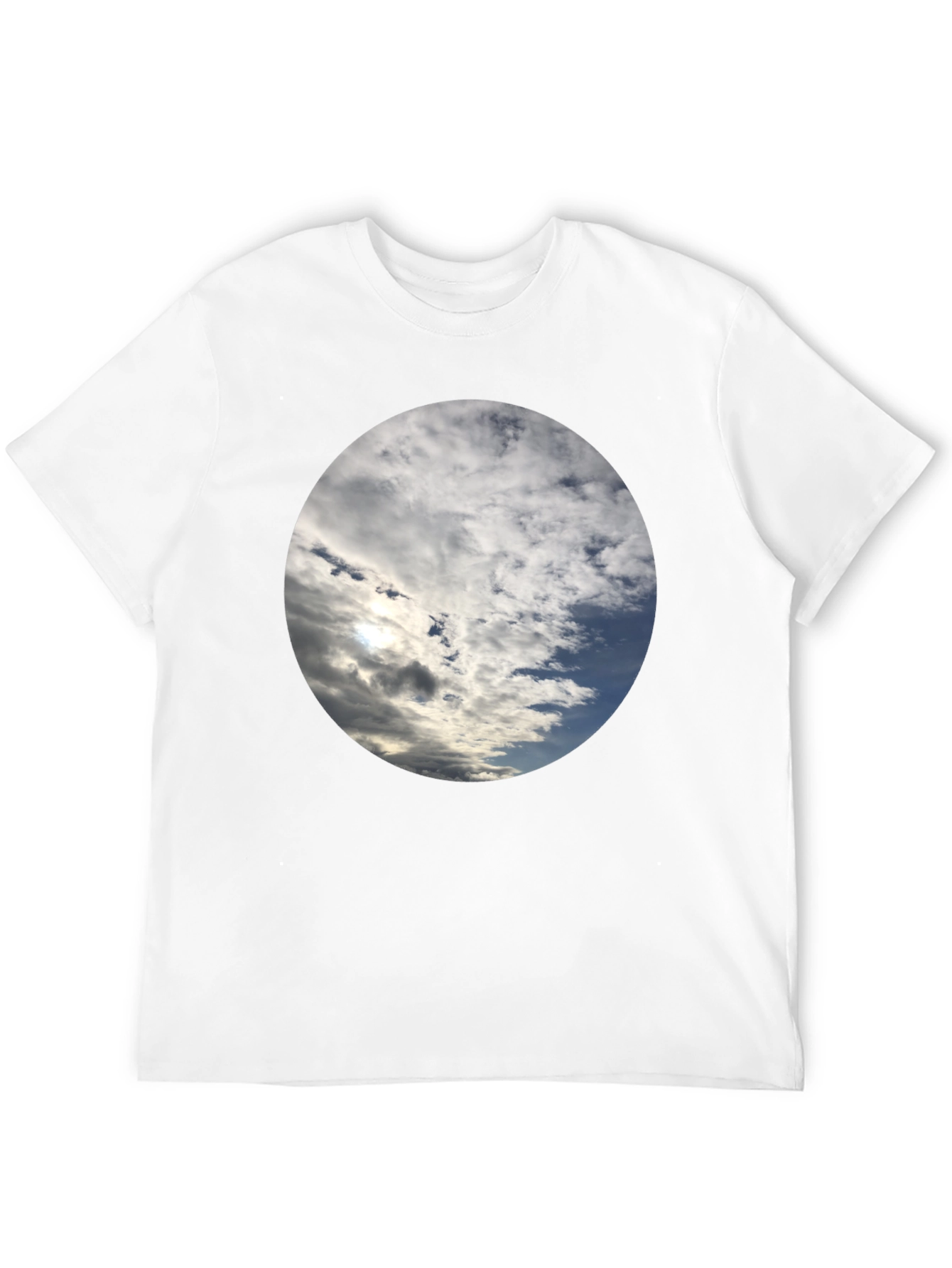 Sky Cloudscape T-Shirt - Stylish Weather Design