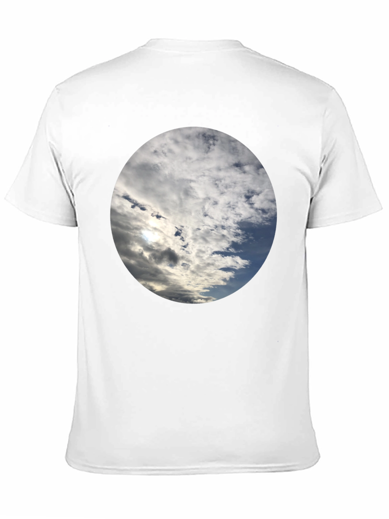 Sky Cloudscape T-Shirt - Stylish Weather Design
