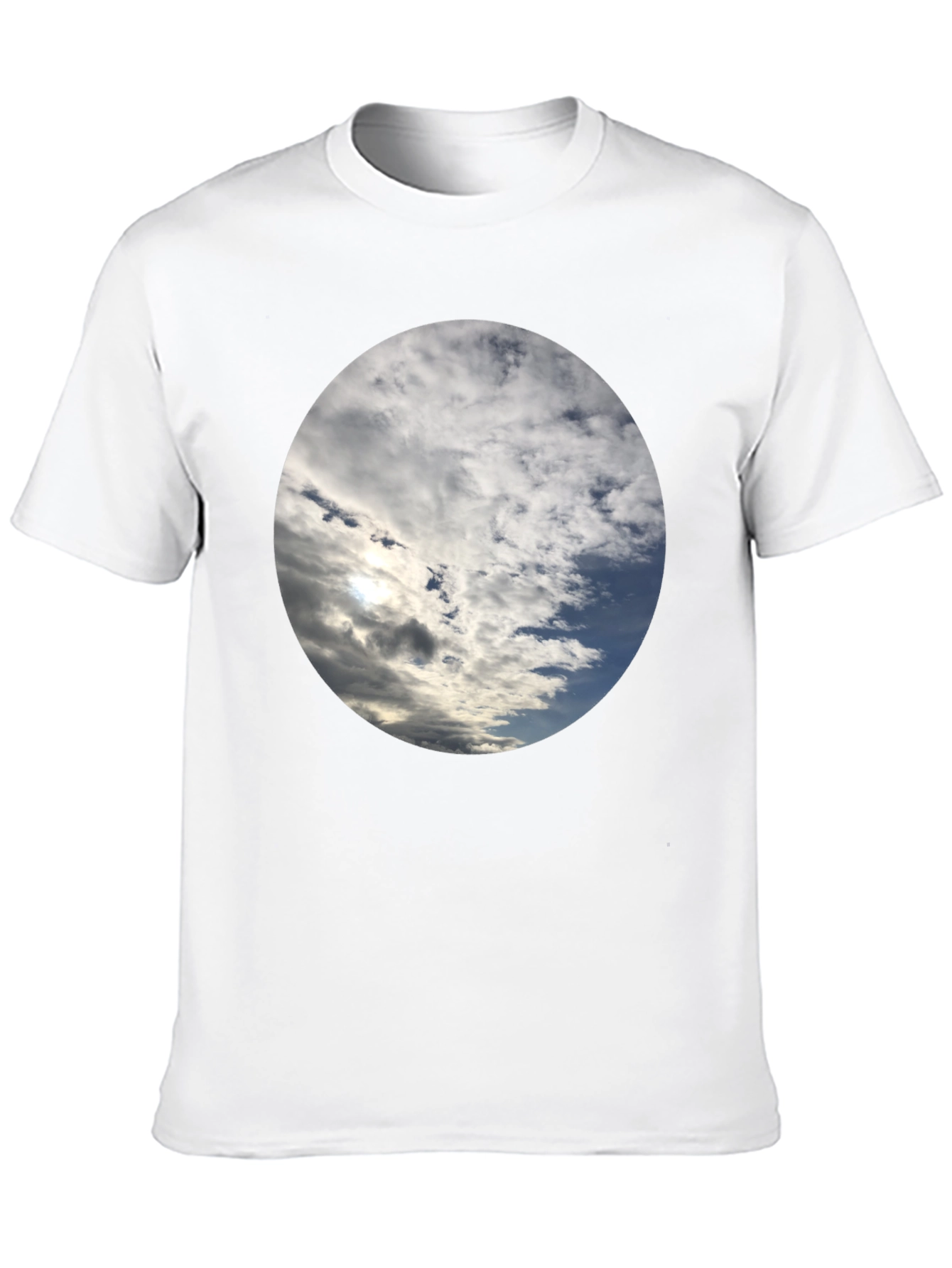 Sky Cloudscape T-Shirt - Stylish Weather Design