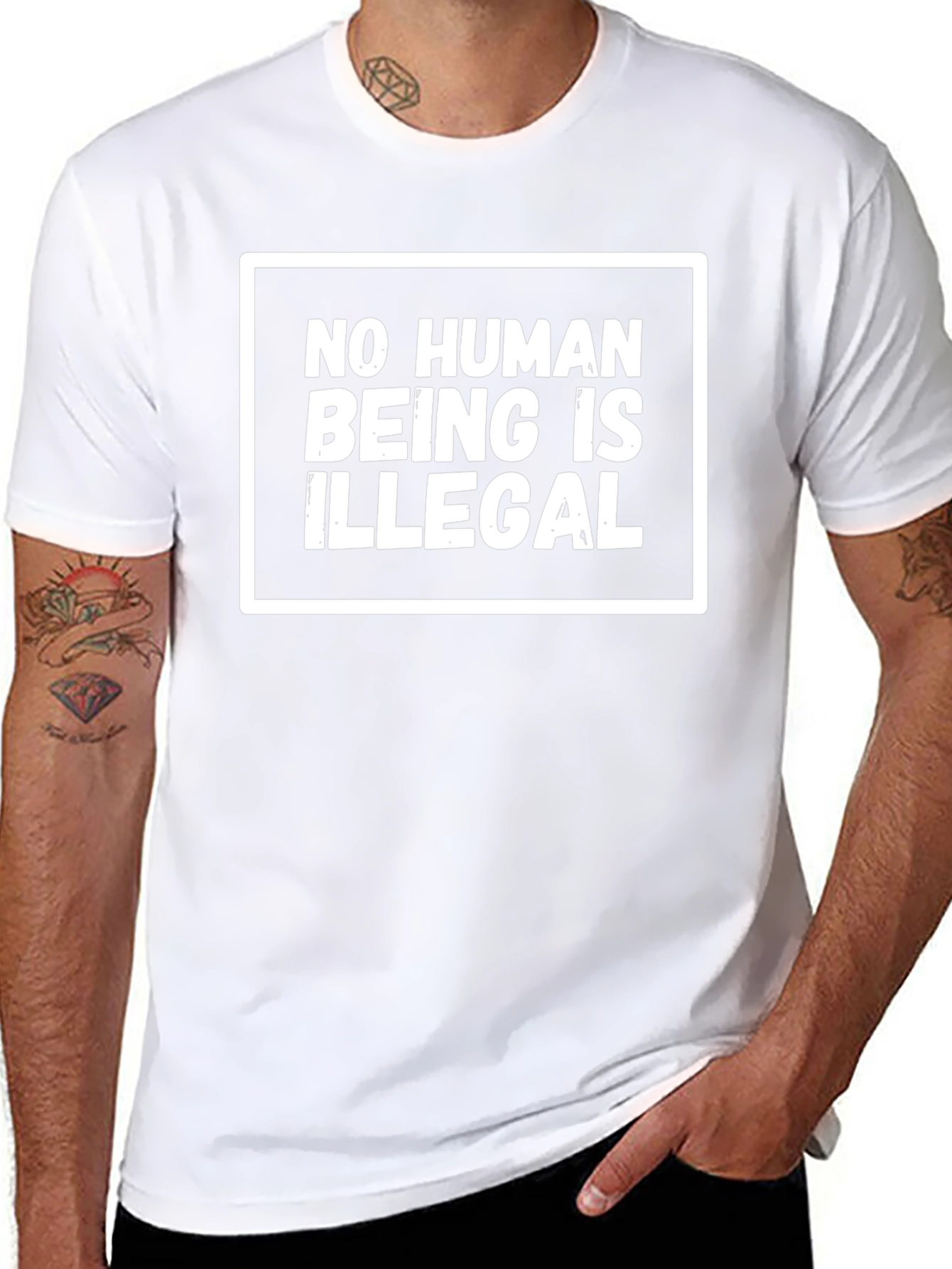 No Human Being Is Illegal T-Shirt