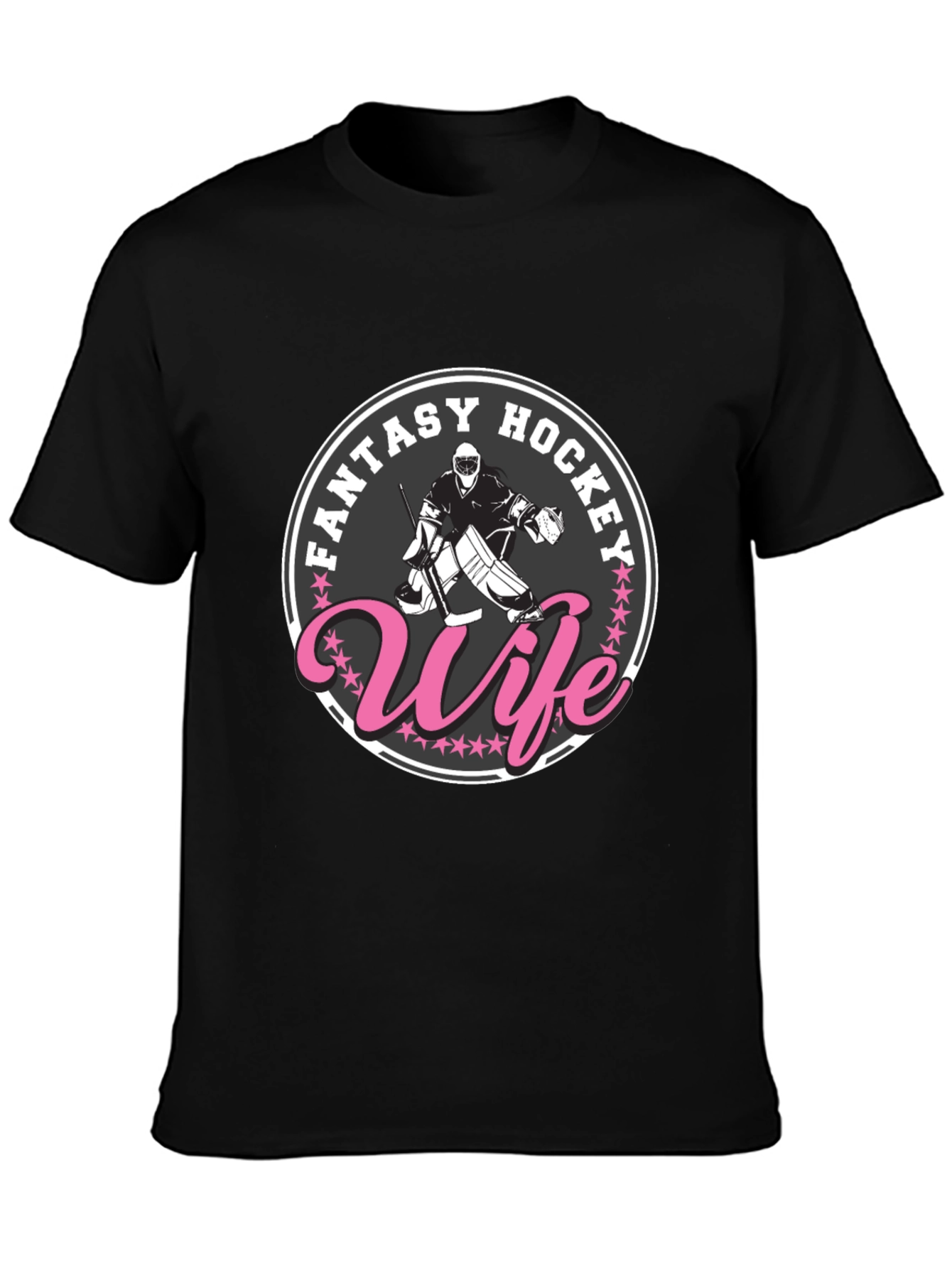 Fantasy Hockey Wife Graphic T-Shirt