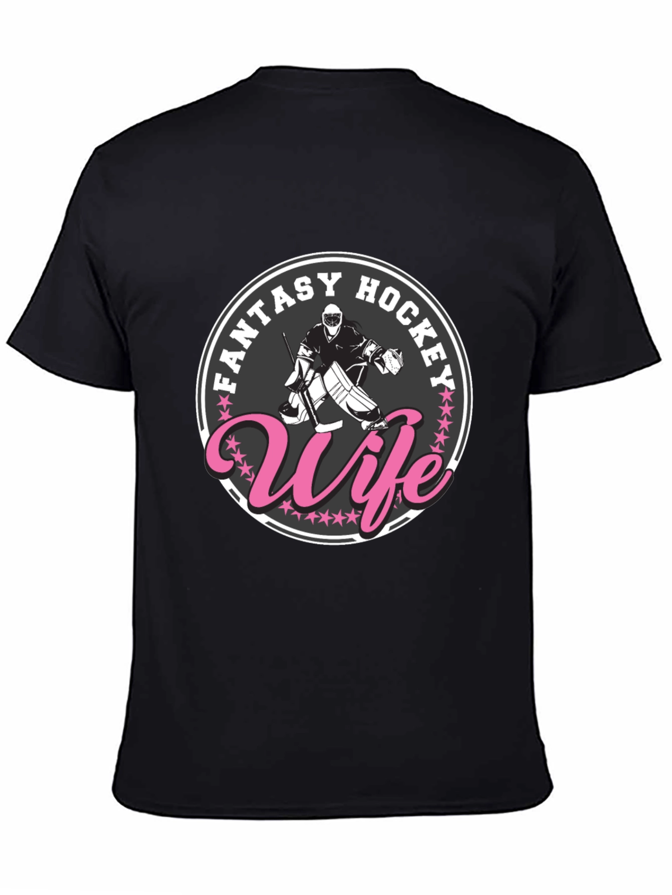 Fantasy Hockey Wife Graphic T-Shirt