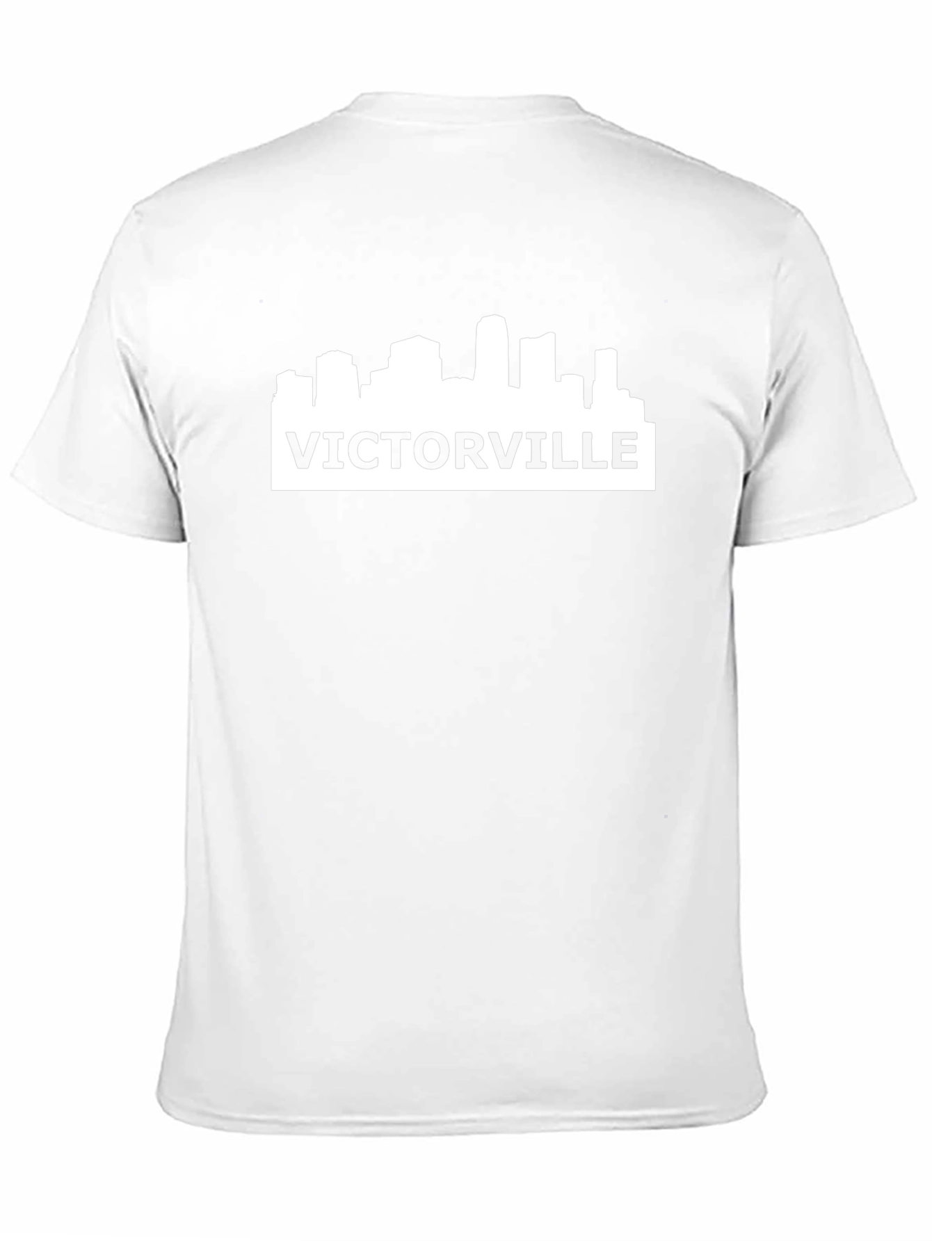 Victorville Cityscape Black T-Shirt