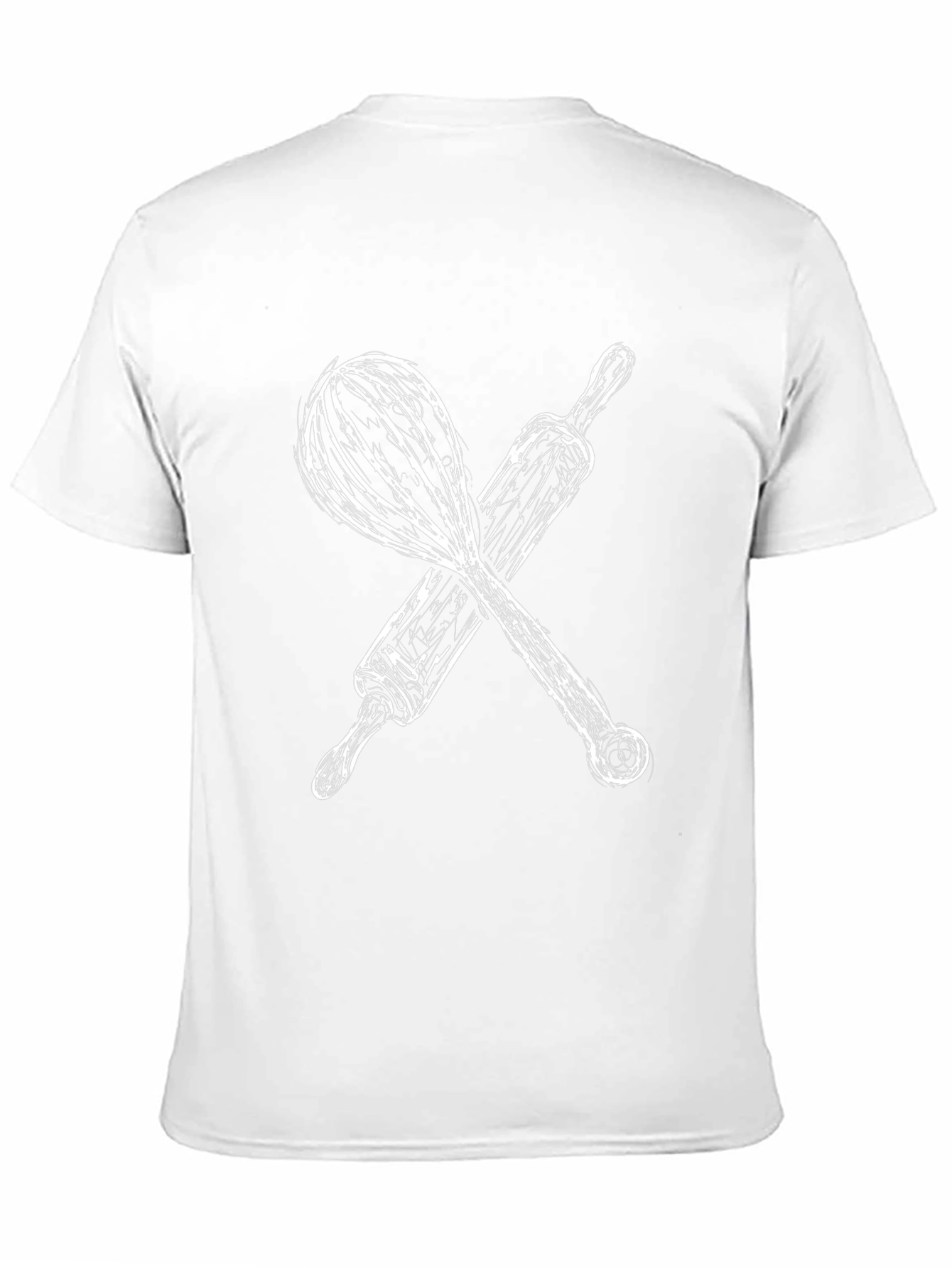 Chefs Kiss T-Shirt: Whisk & Rolling Pin Graphic Tee