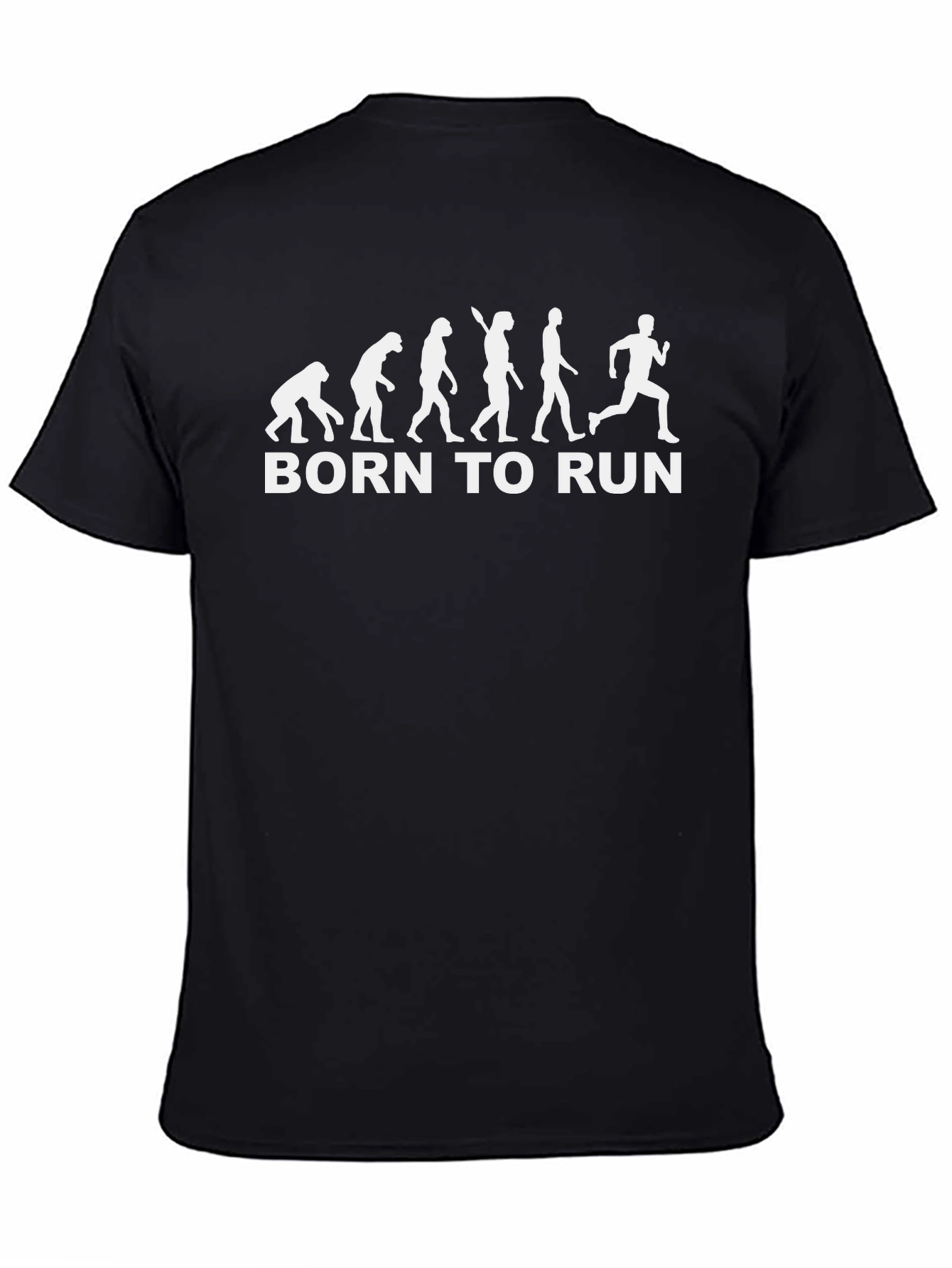 Born to Run Evolution Black T-Shirt