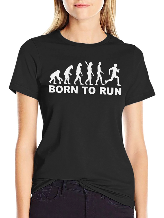Born to Run Evolution Black T-Shirt