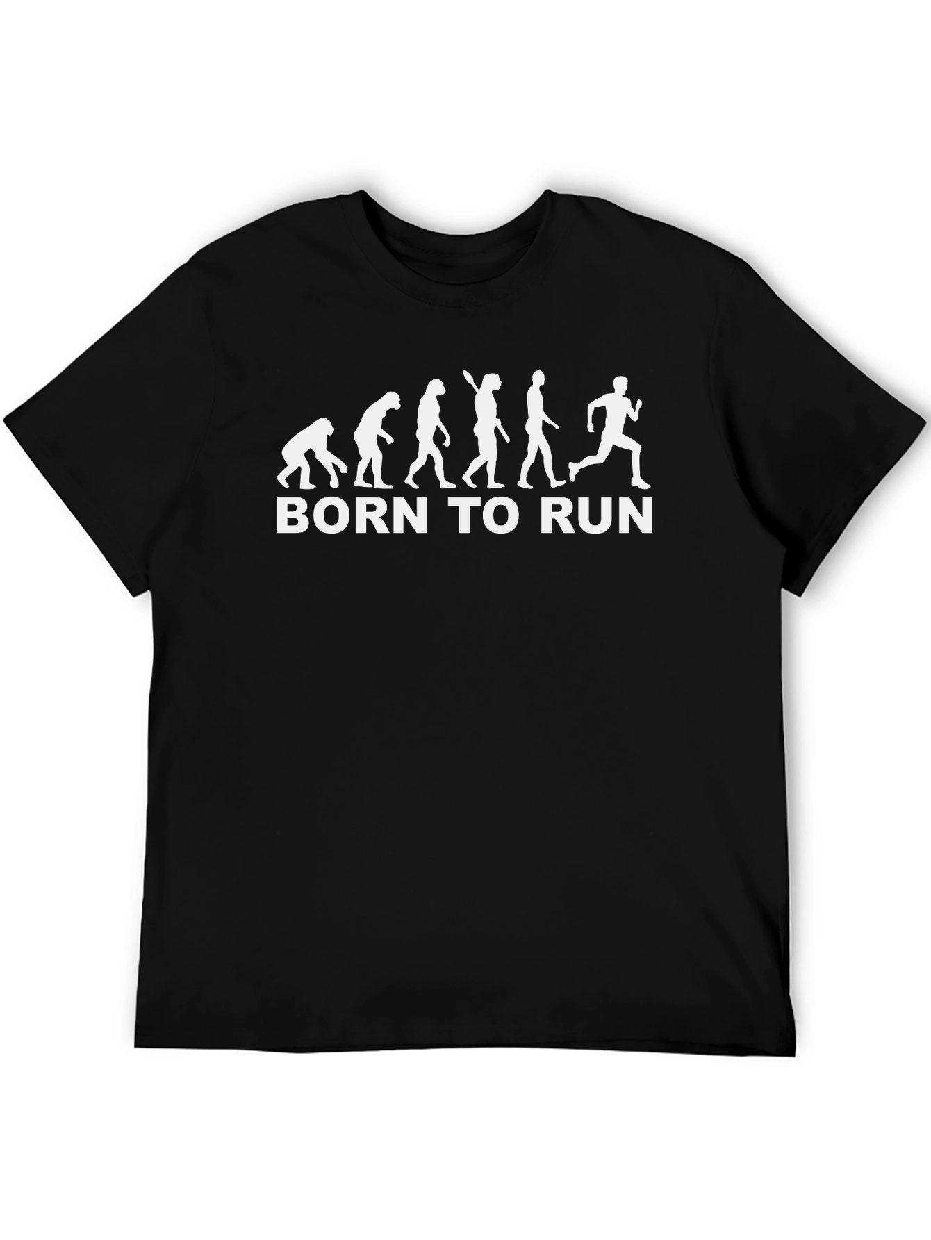 Born to Run Evolution Black T-Shirt
