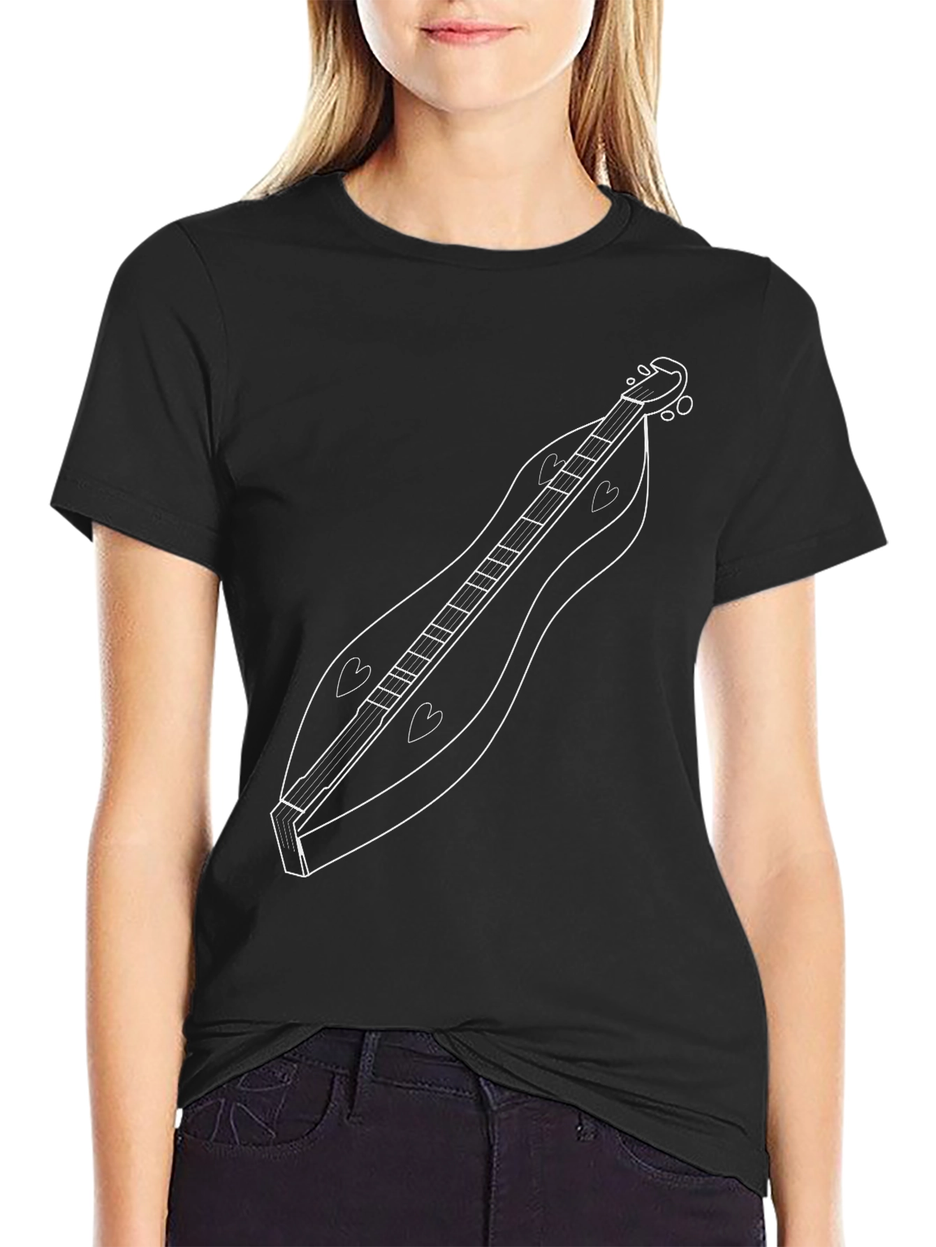 Cool Dulcimer Graphic T-Shirt