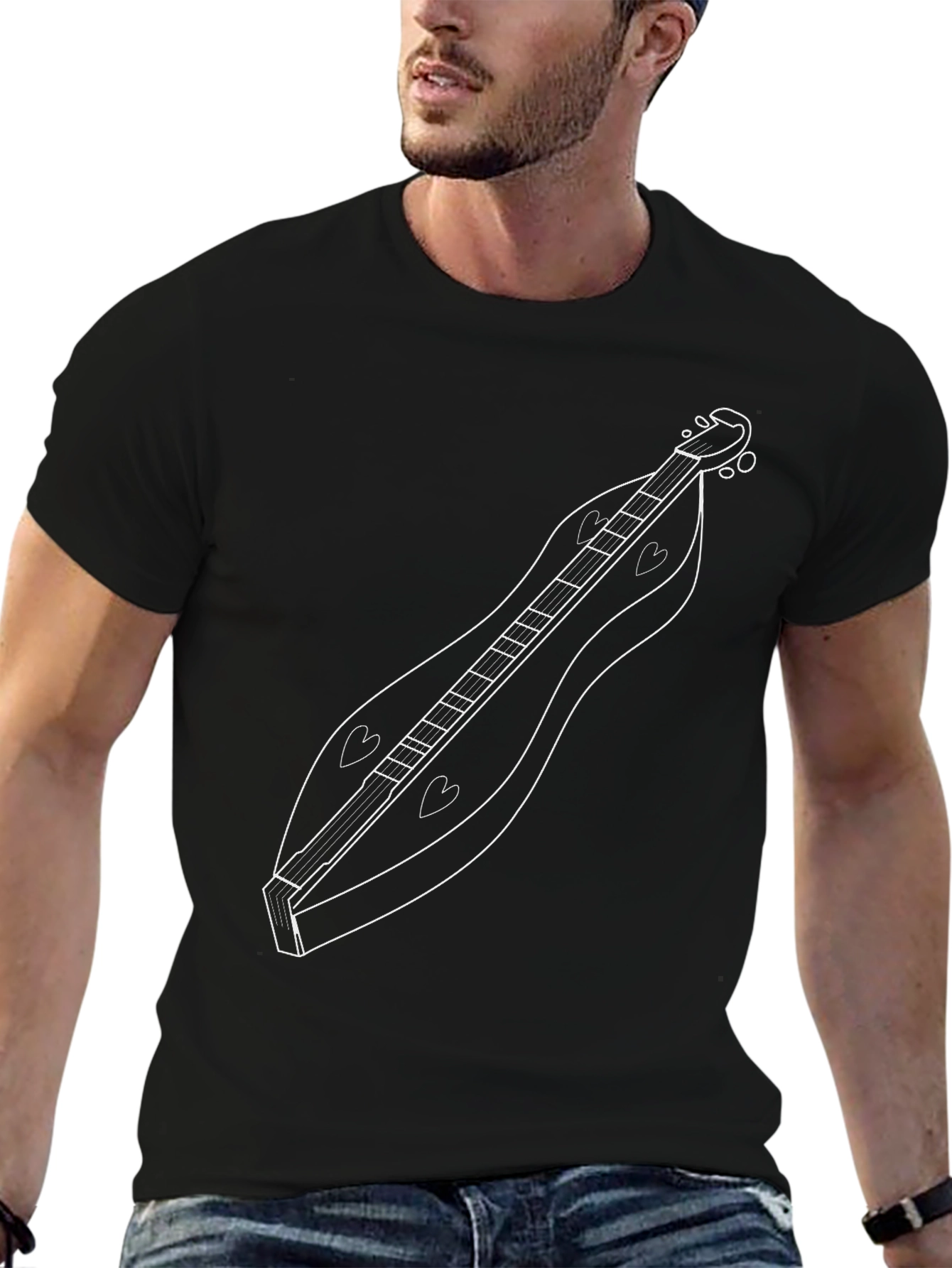 Cool Dulcimer Graphic T-Shirt