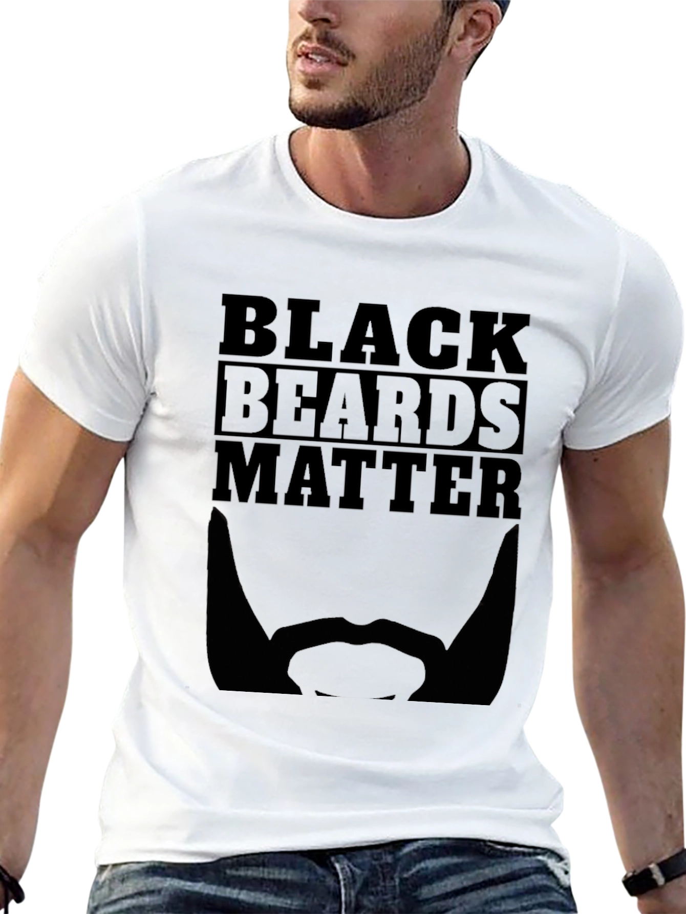 Black Beards Matter Graphic T-Shirt