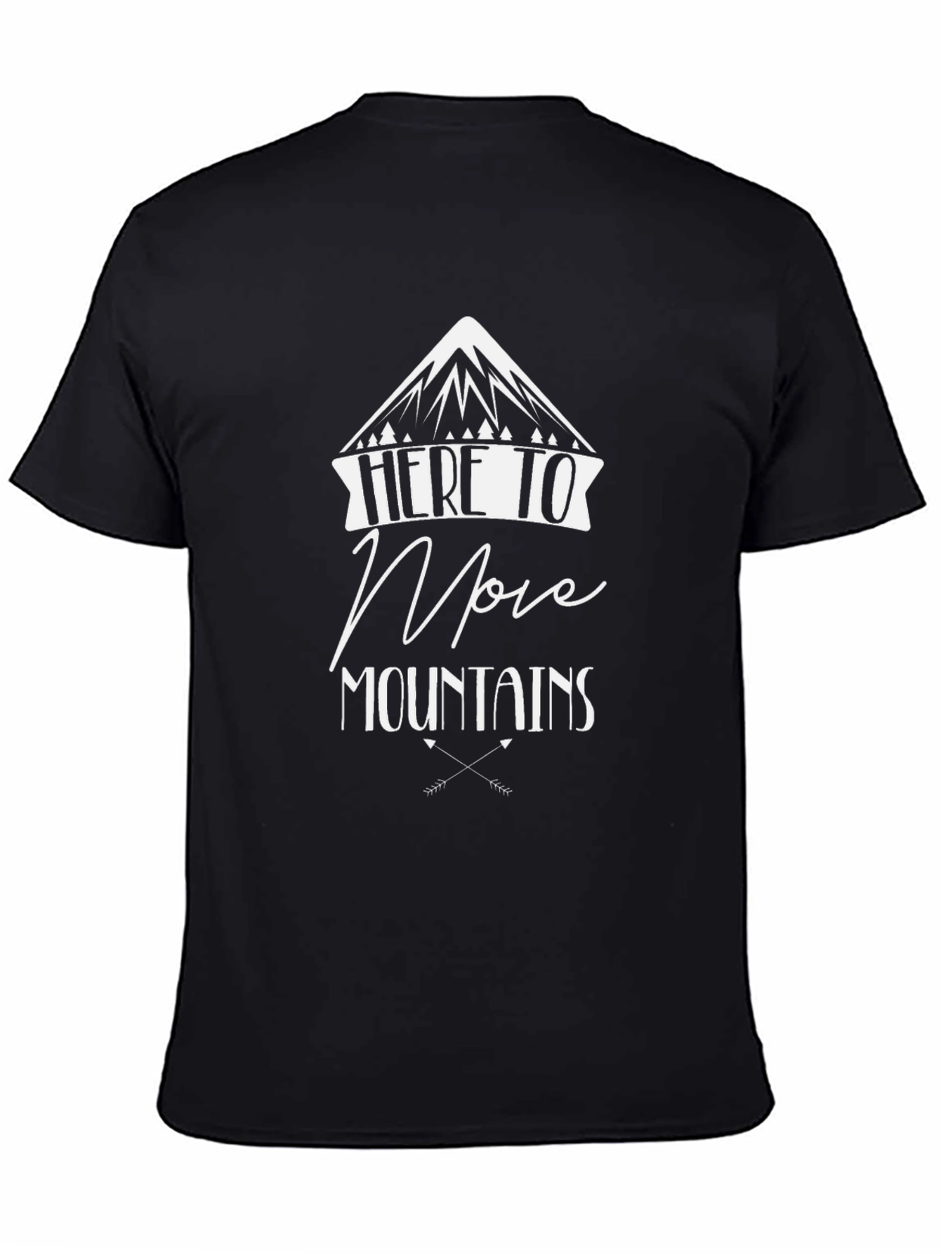 Here to Move Mountains Graphic Tee