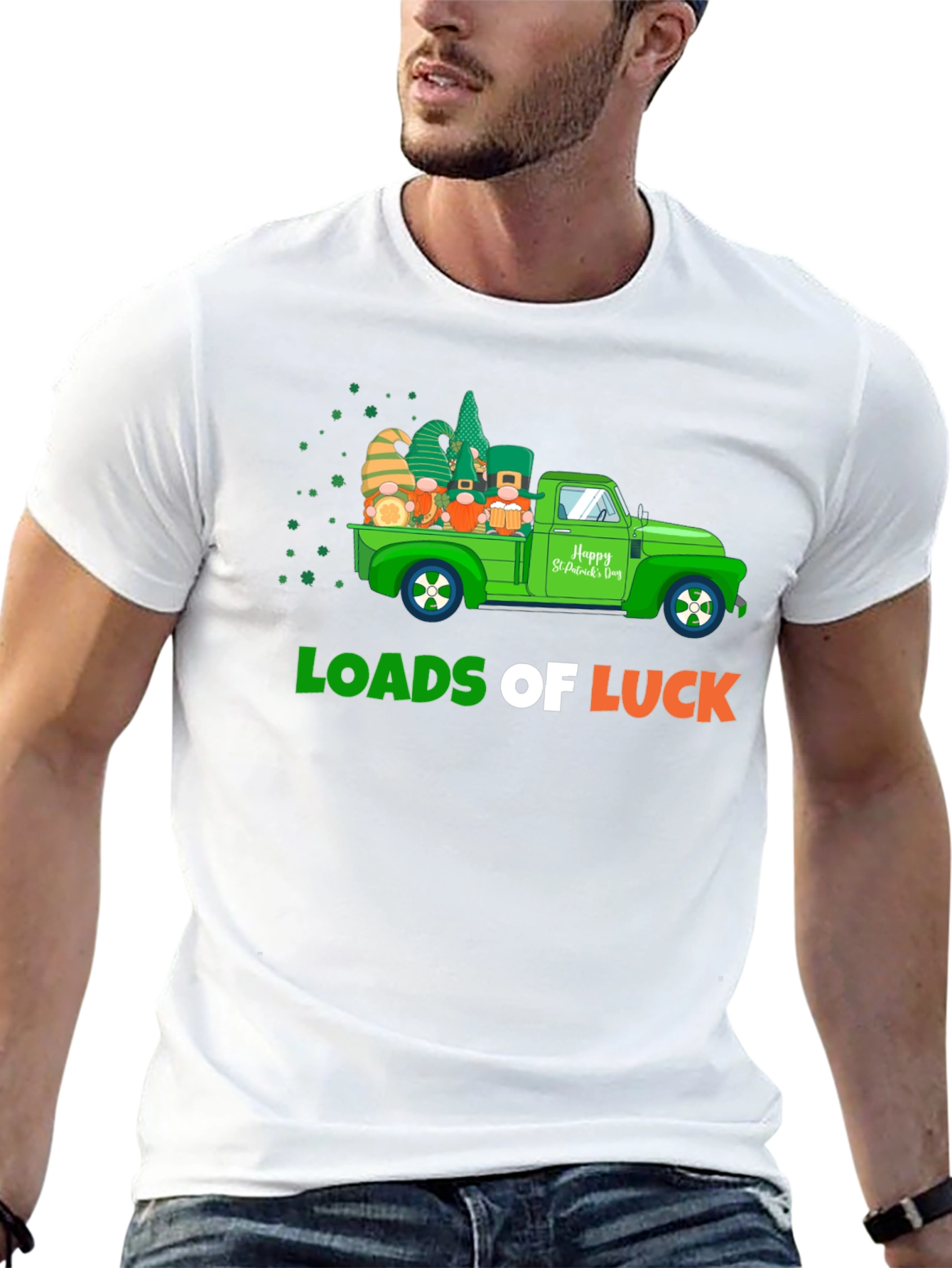 Loads of Luck St. Patricks Day Truck T-Shirt