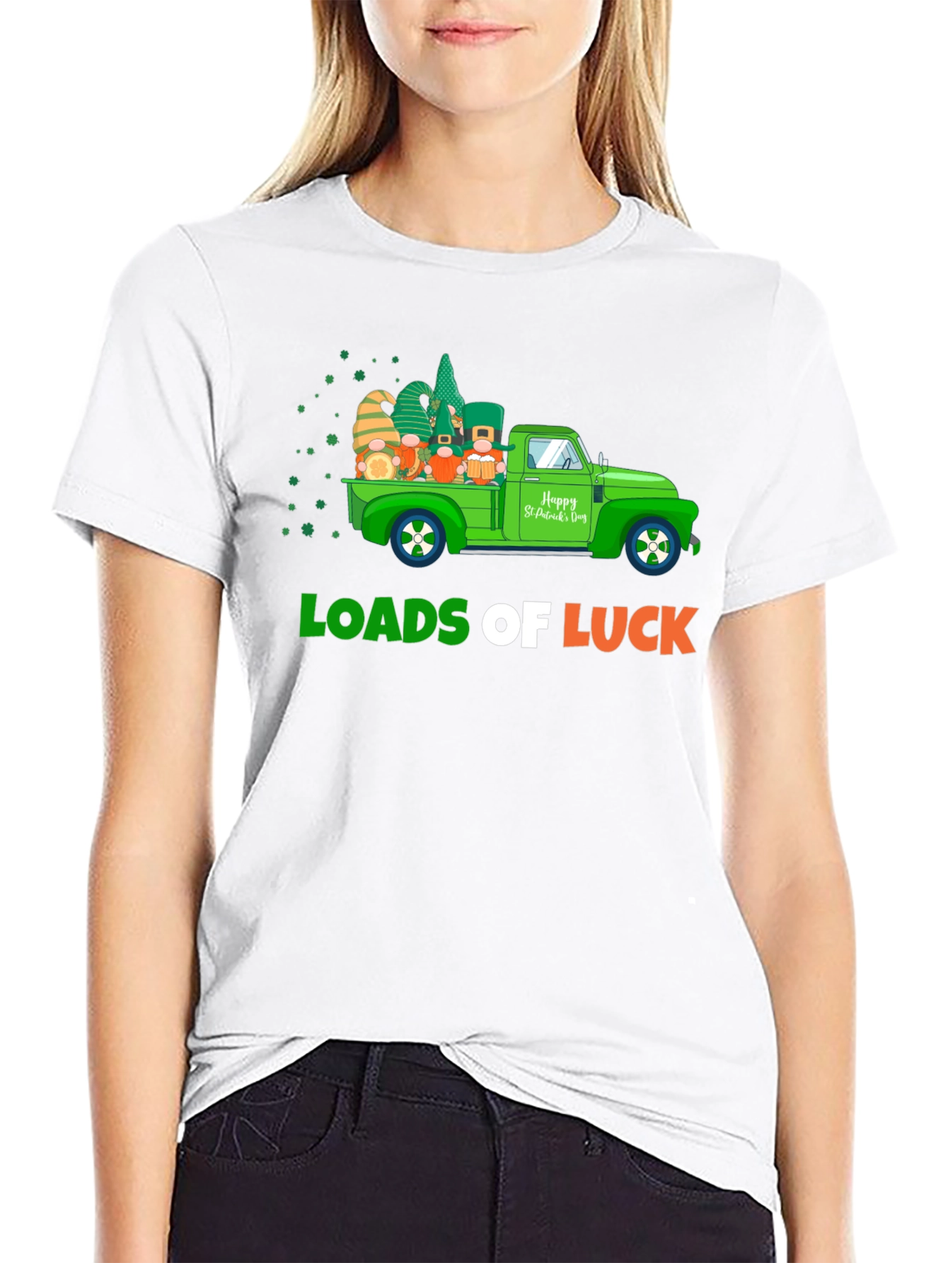 Loads of Luck St. Patricks Day Truck T-Shirt