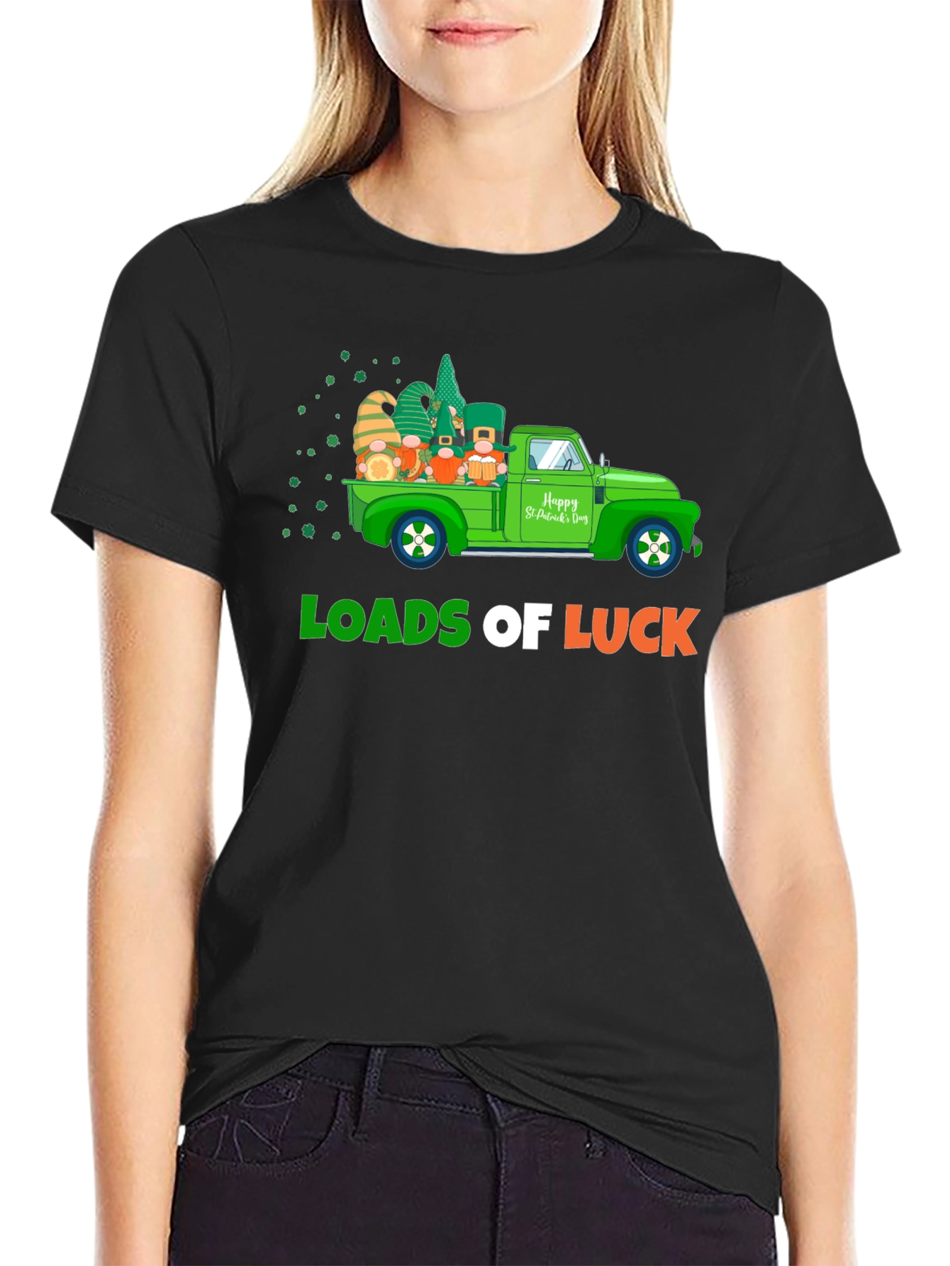 Loads of Luck St. Patricks Day Truck T-Shirt
