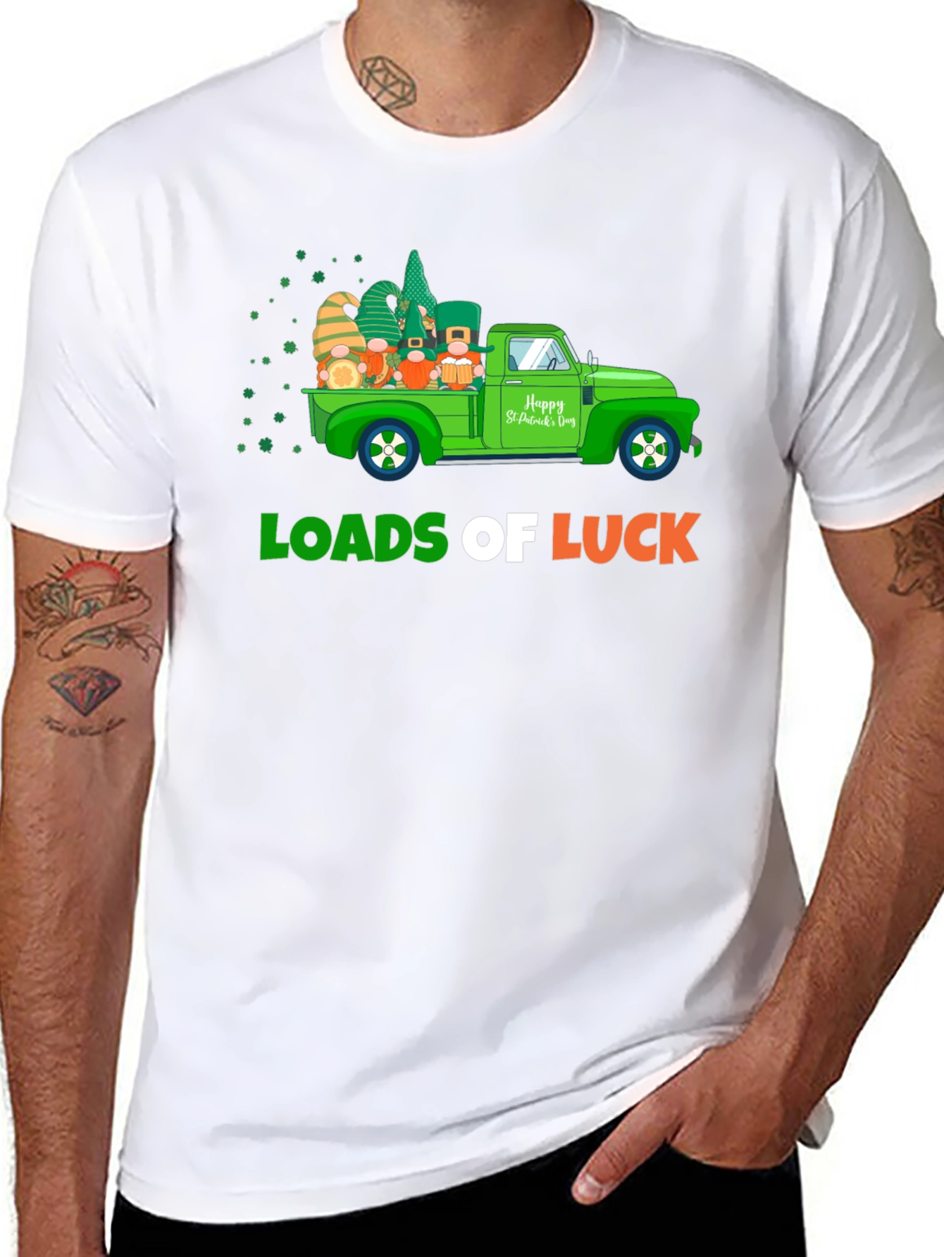 Loads of Luck St. Patricks Day Truck T-Shirt