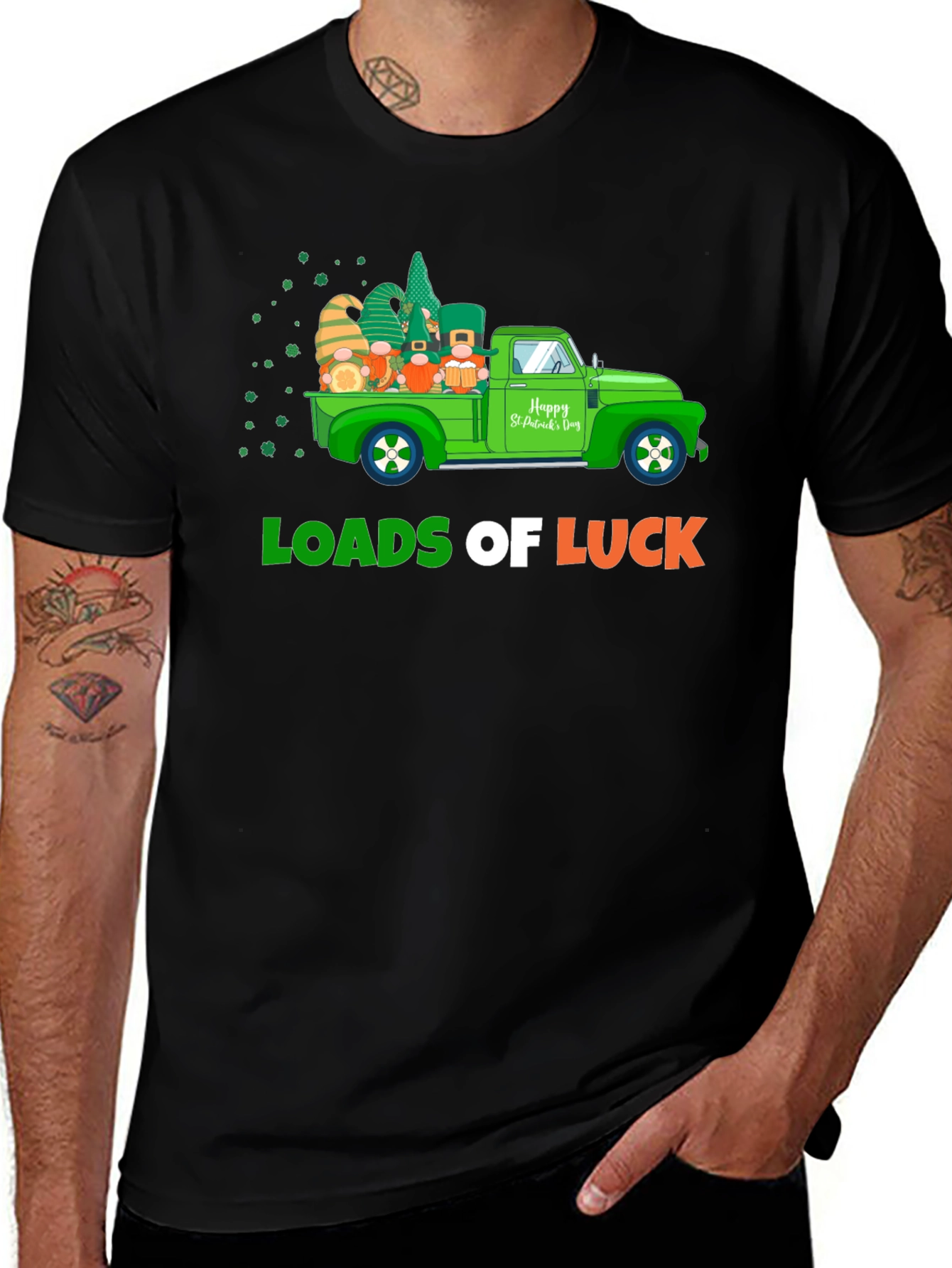 Loads of Luck St. Patricks Day Truck T-Shirt
