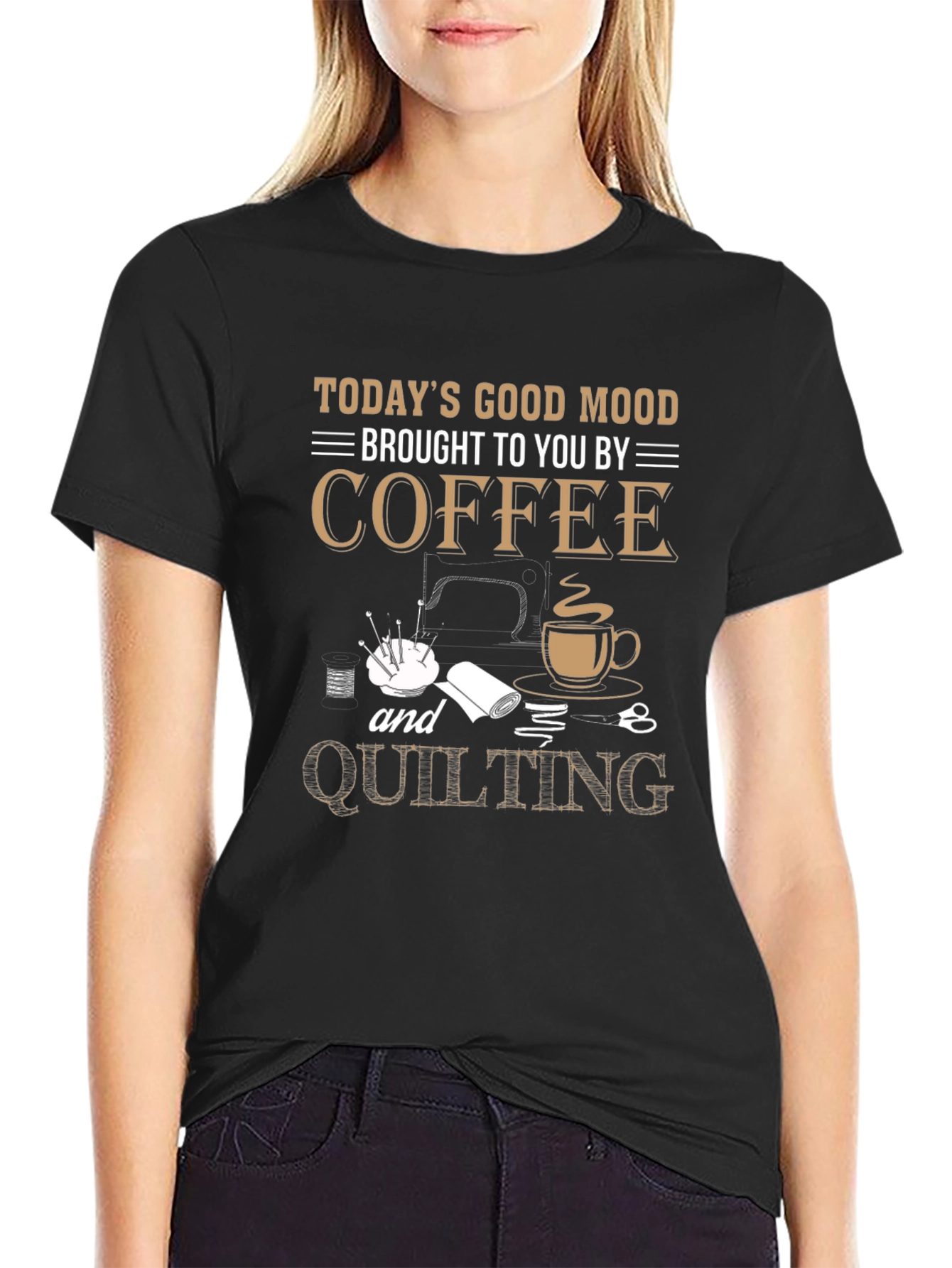 Coffee and Quilting T-Shirt