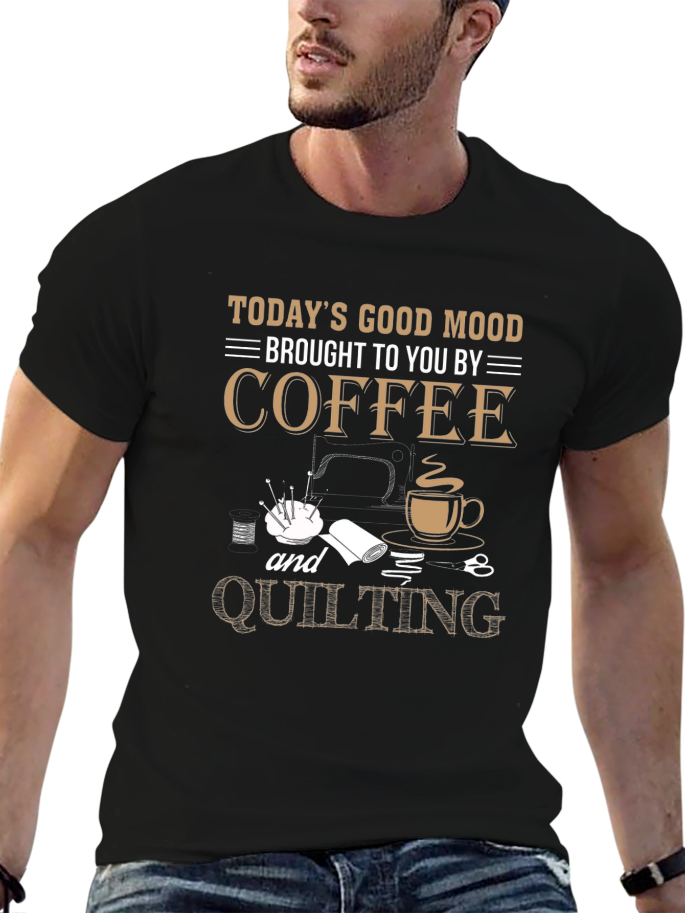 Coffee and Quilting T-Shirt