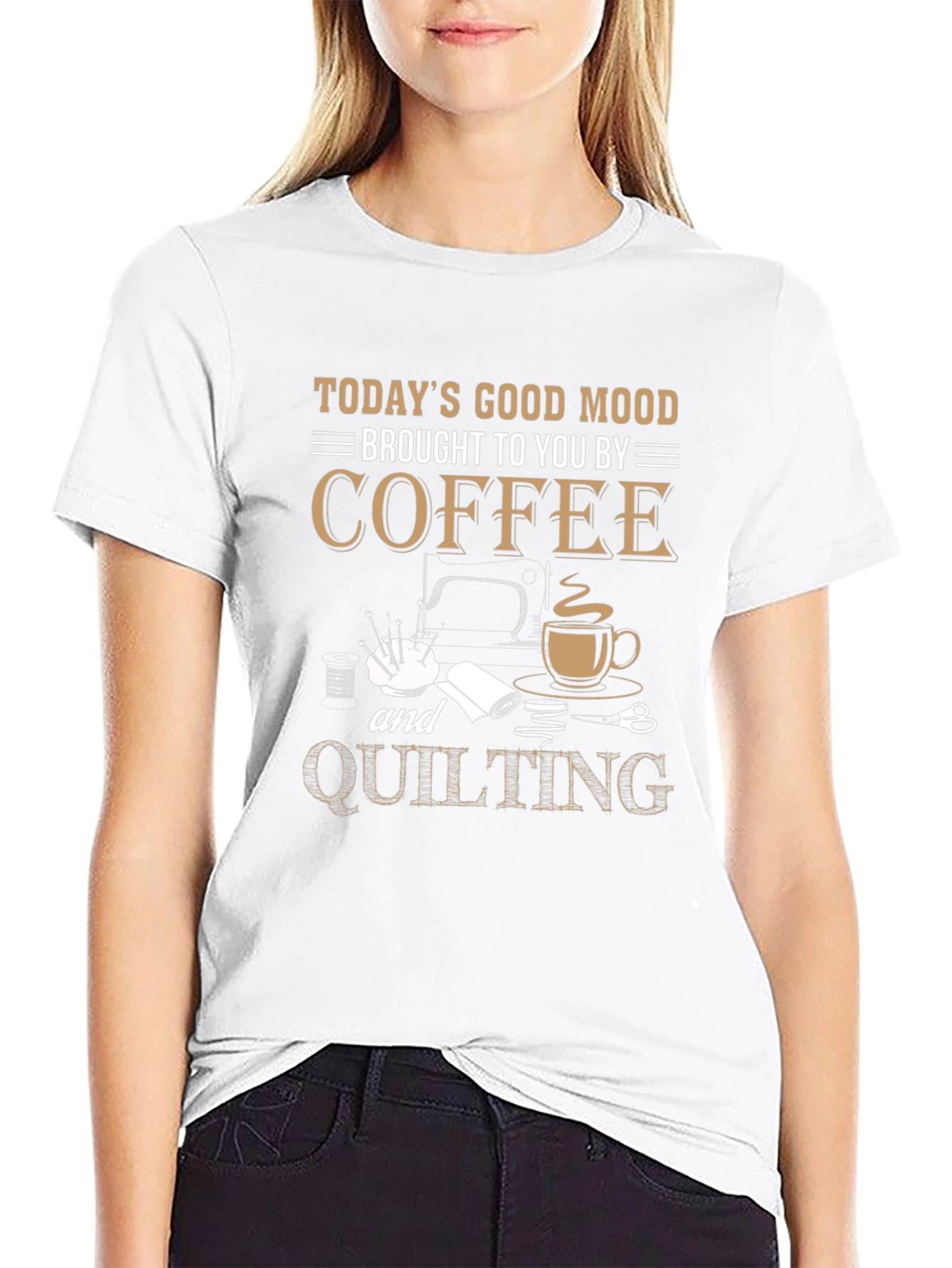 Coffee and Quilting T-Shirt