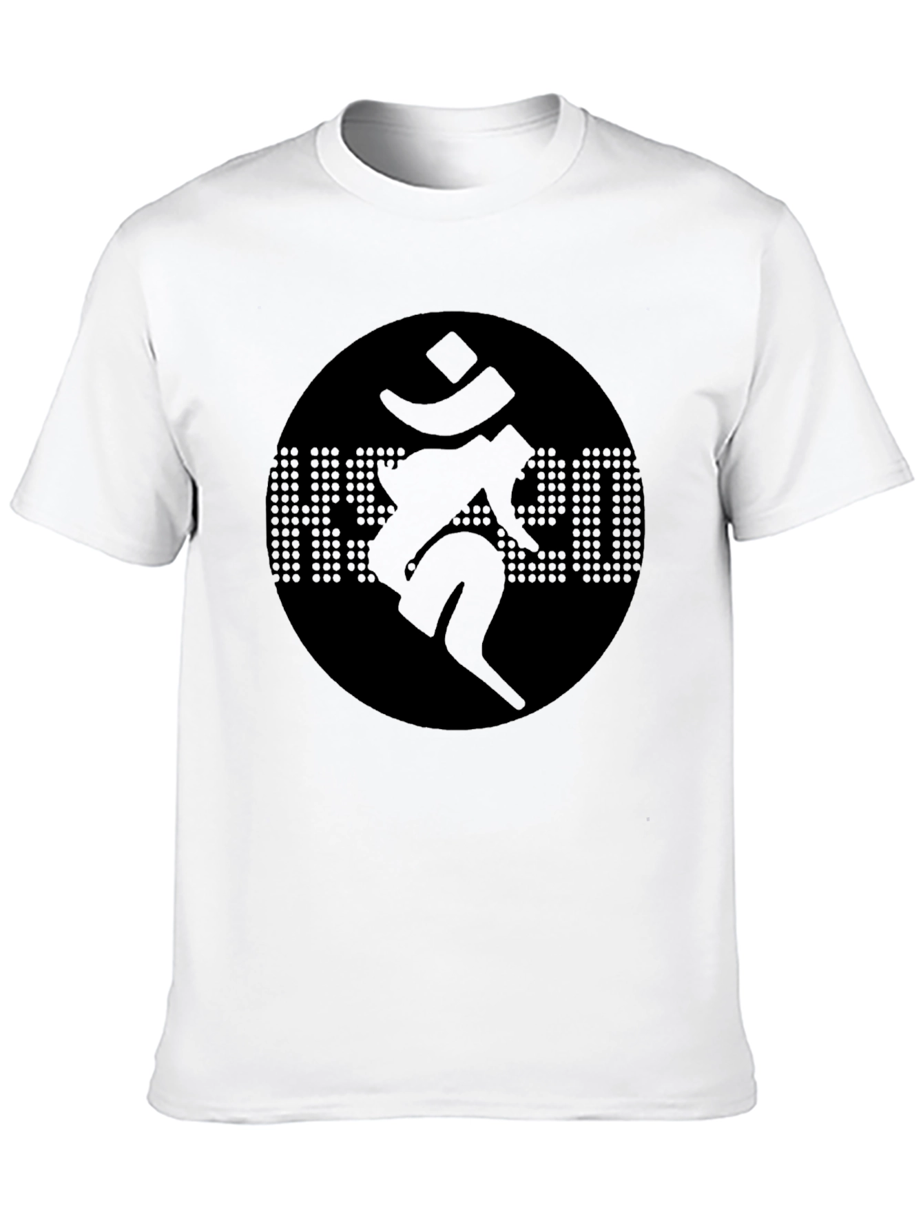 Black Graphic Tee - Om Symbol Design