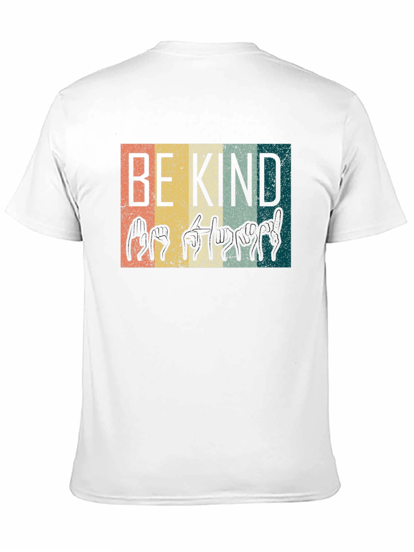 Be Kind Sign Language T-Shirt - Black