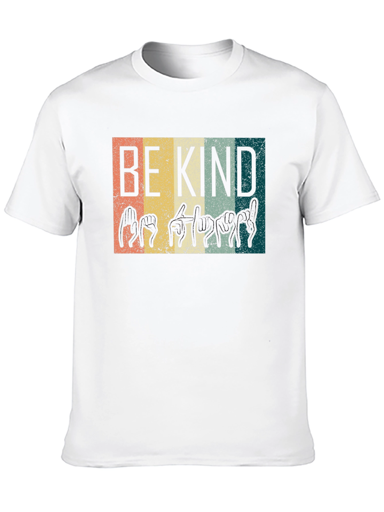 Be Kind Sign Language T-Shirt - Black