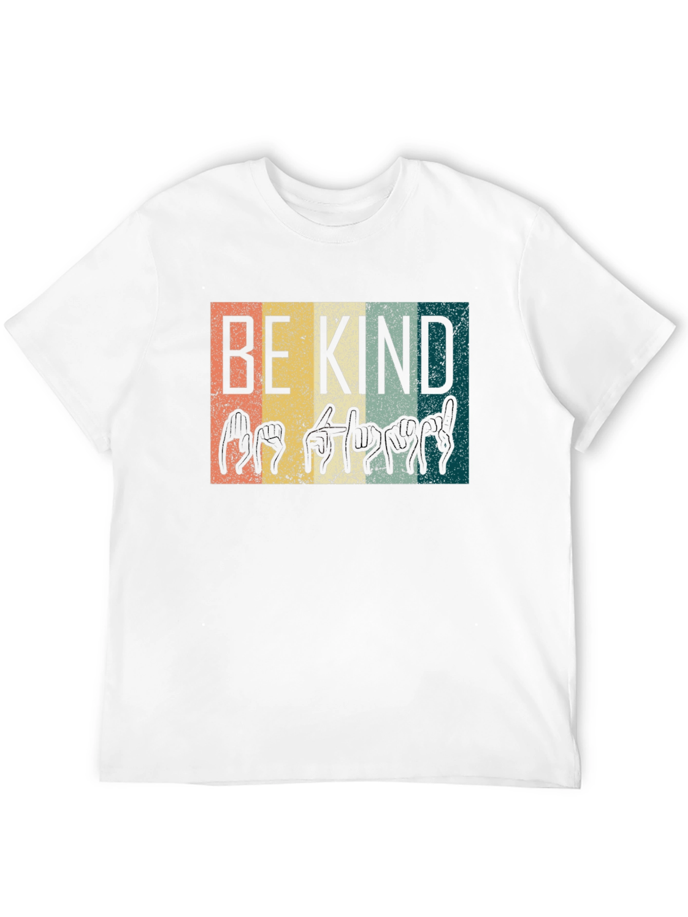Be Kind Sign Language T-Shirt - Black