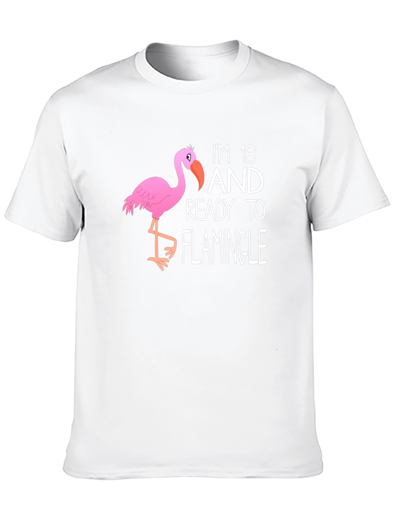18th Birthday Flamingo T-Shirt: Ready to Flamingle