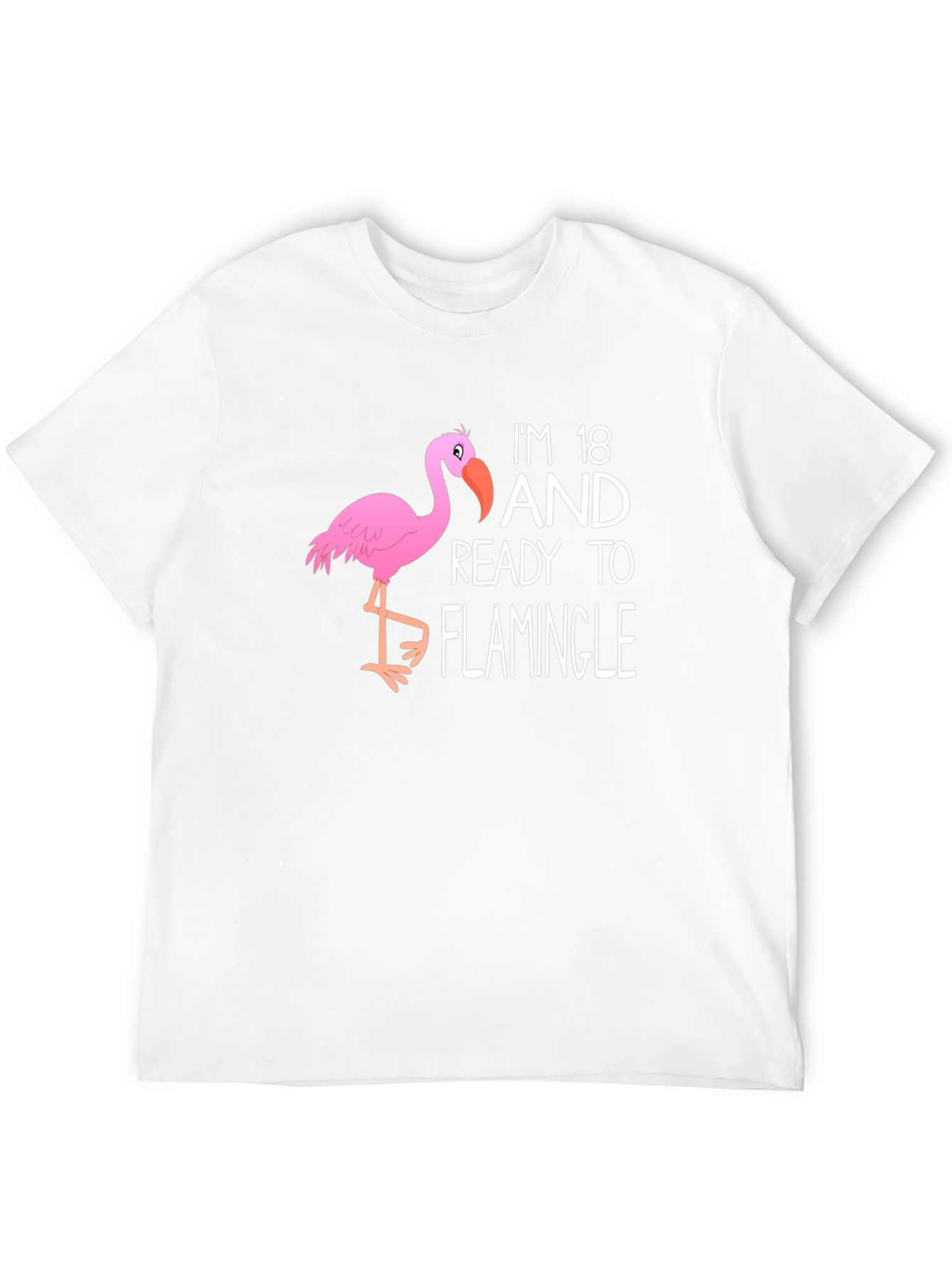 18th Birthday Flamingo T-Shirt: Ready to Flamingle