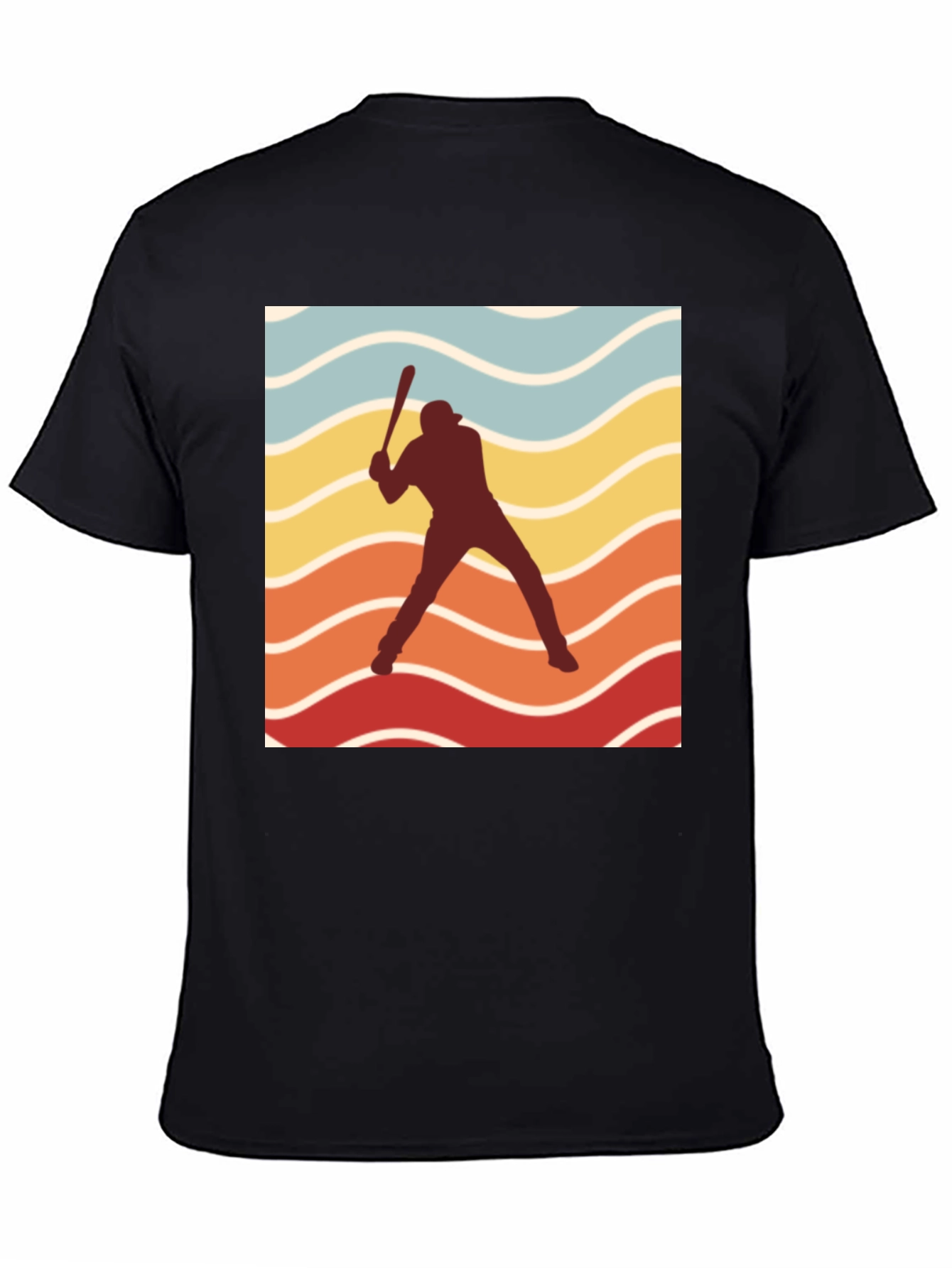 Retro Baseball Silhouette T-Shirt