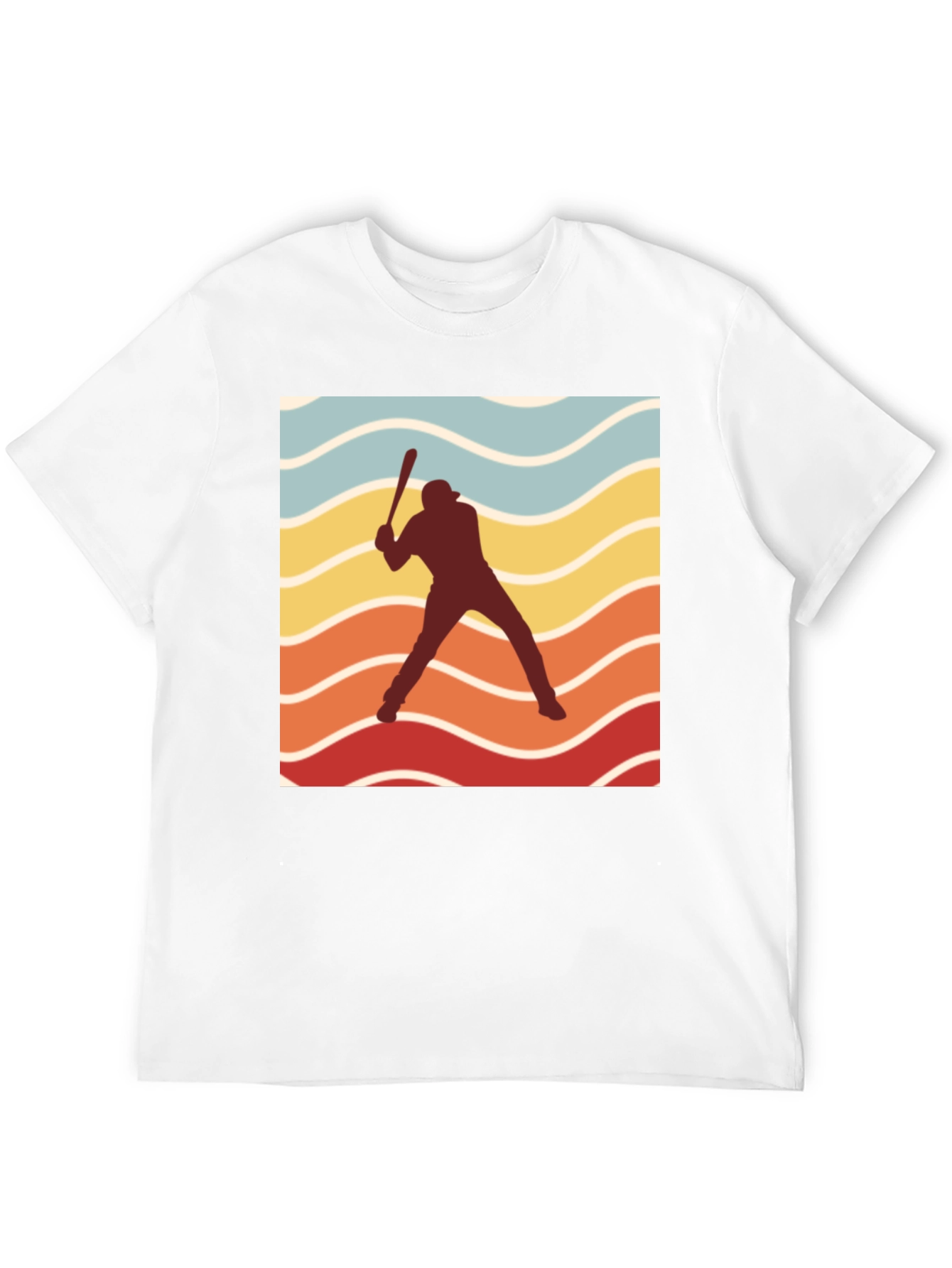 Retro Baseball Silhouette T-Shirt