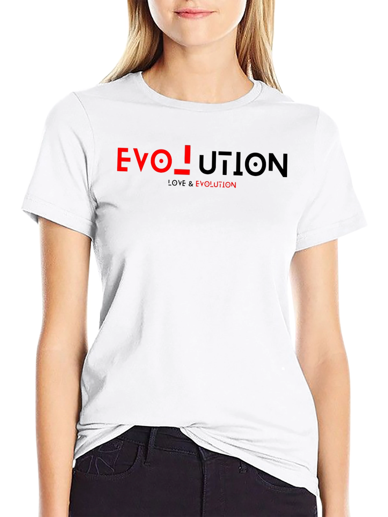 Evolution Graphic Print Black T-Shirt