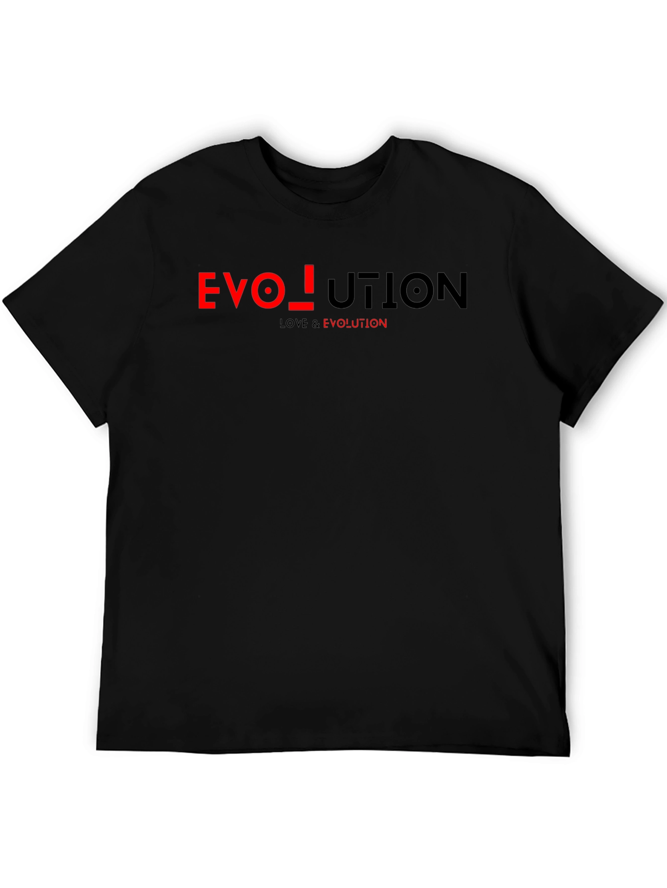 Evolution Graphic Print Black T-Shirt