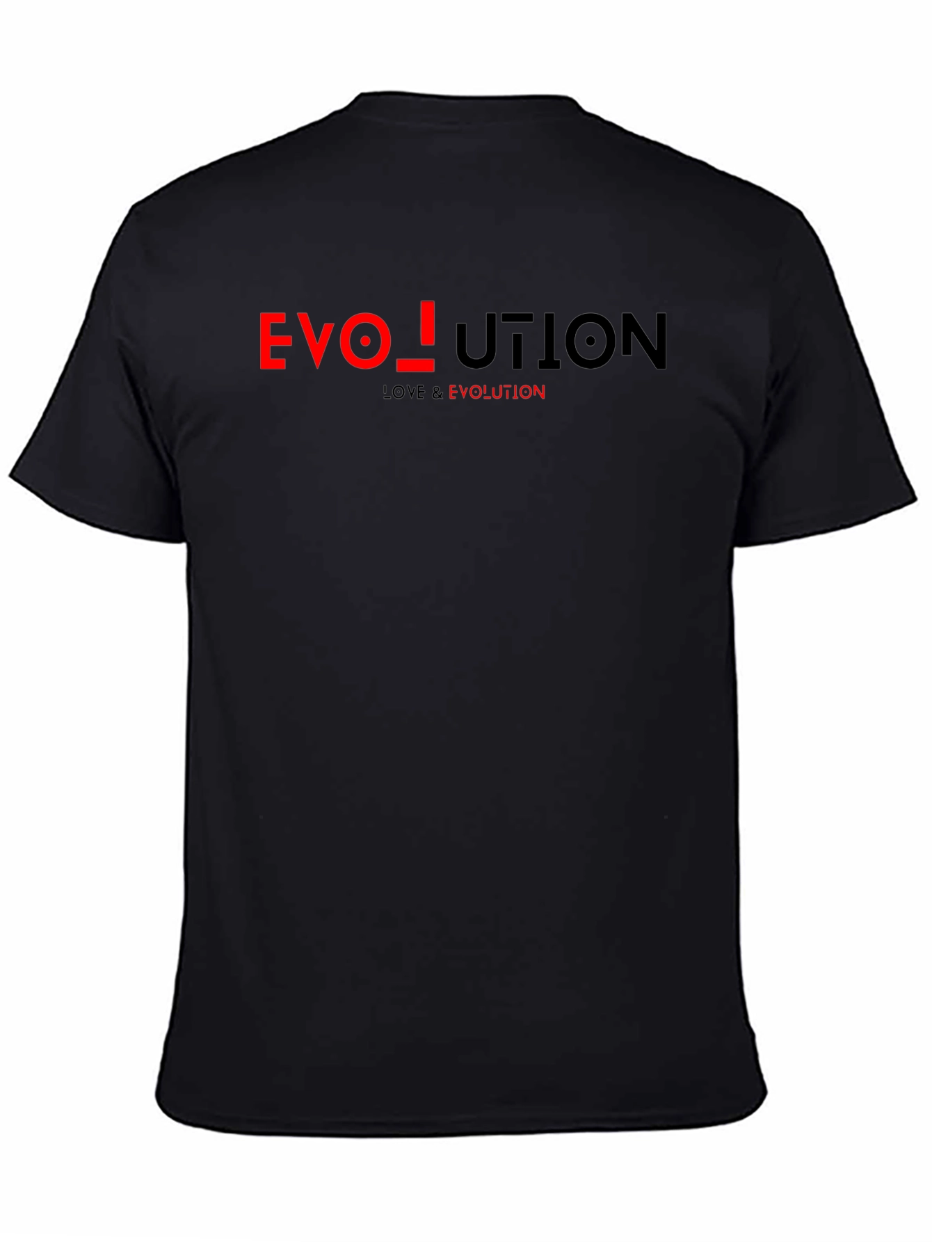 Evolution Graphic Print Black T-Shirt