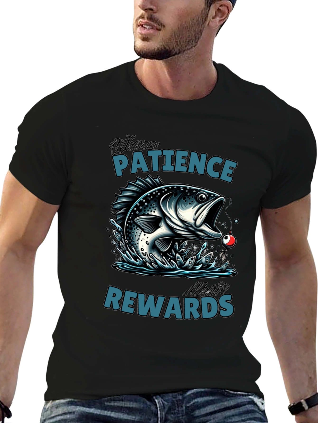 Patience Rewards Angler T-Shirt