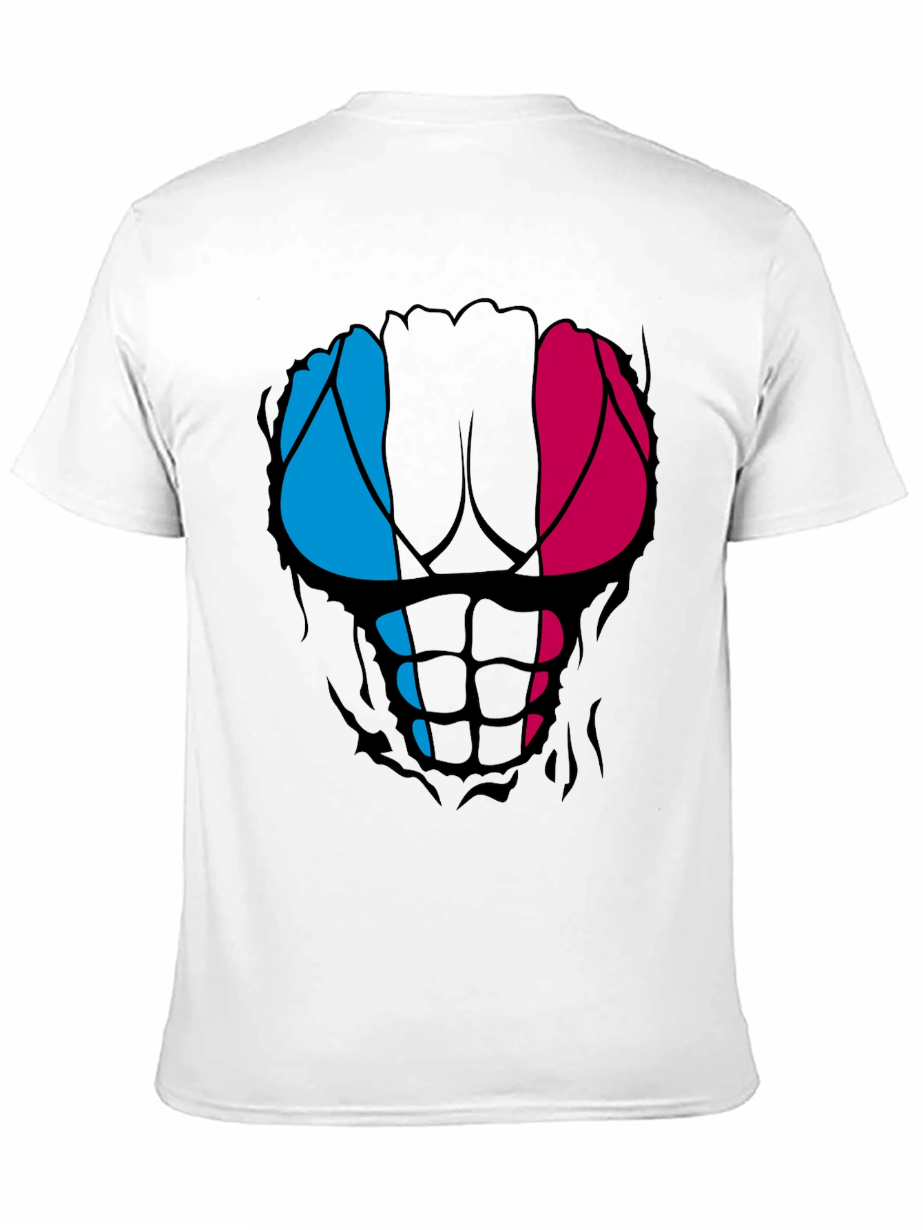 Funny Ripped Abs T-Shirt - Muscled Physique Design