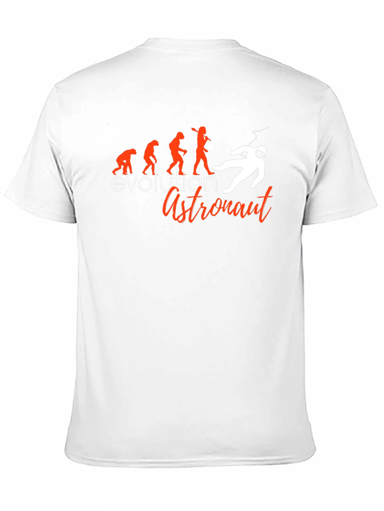 Evolution Astronaut Graphic T-Shirt - Black