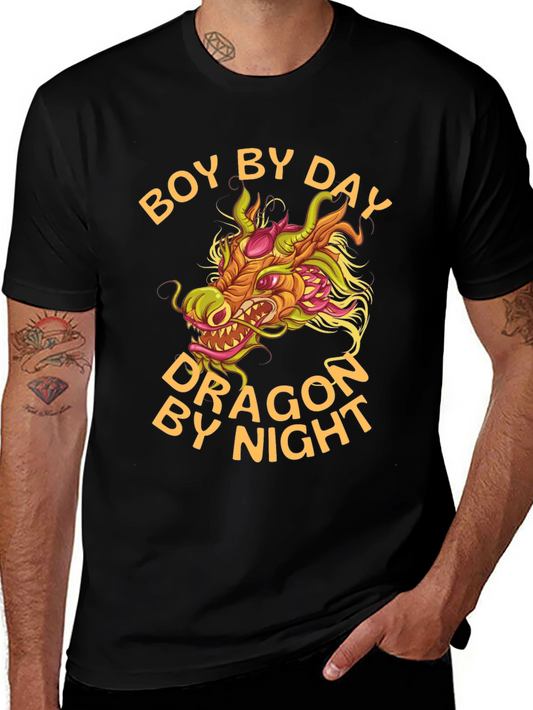 Boy by Day Dragon by Night Graphic Tee